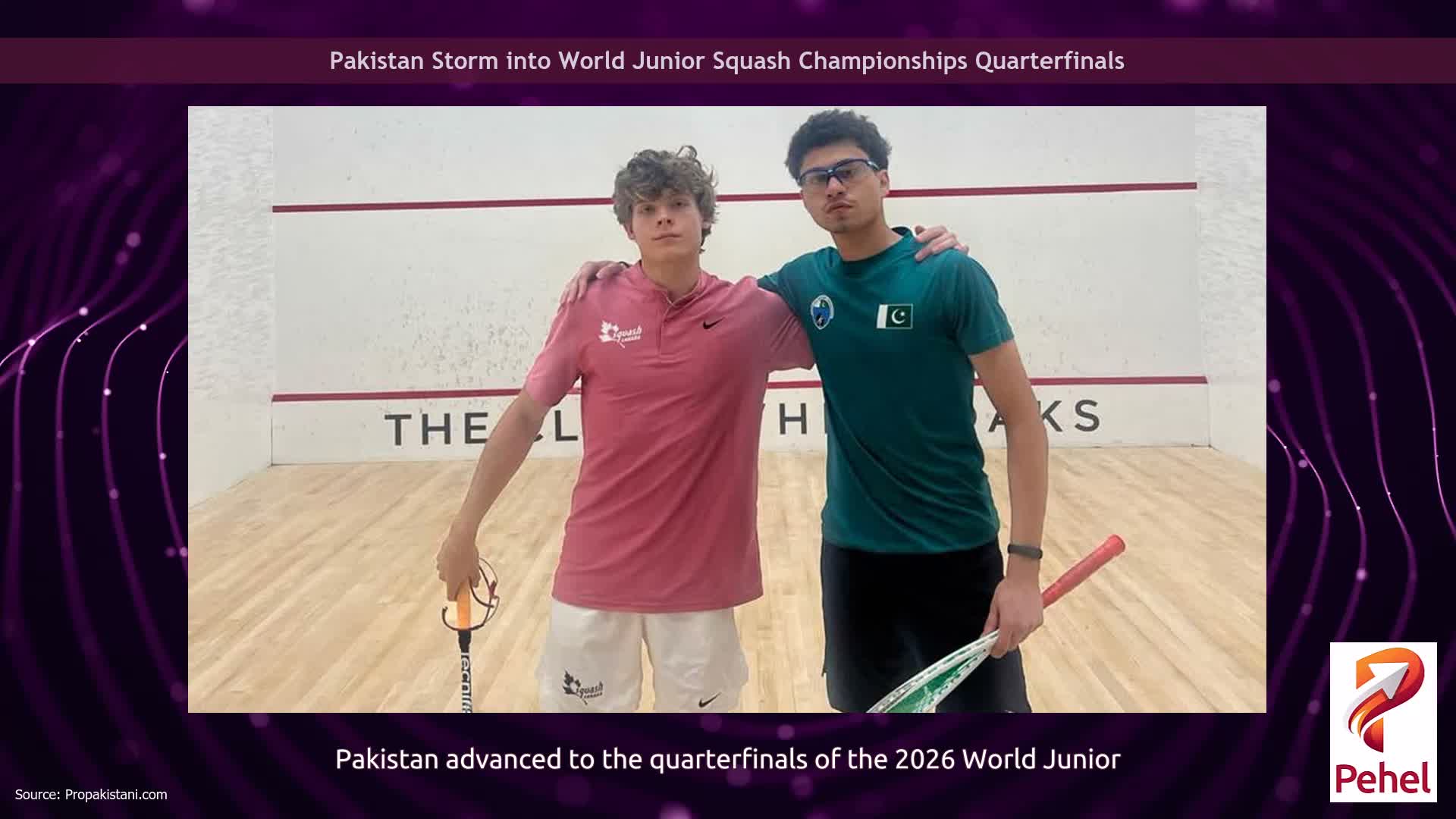 Pakistan Storm into World Junior Squash Championships Quarterfinals