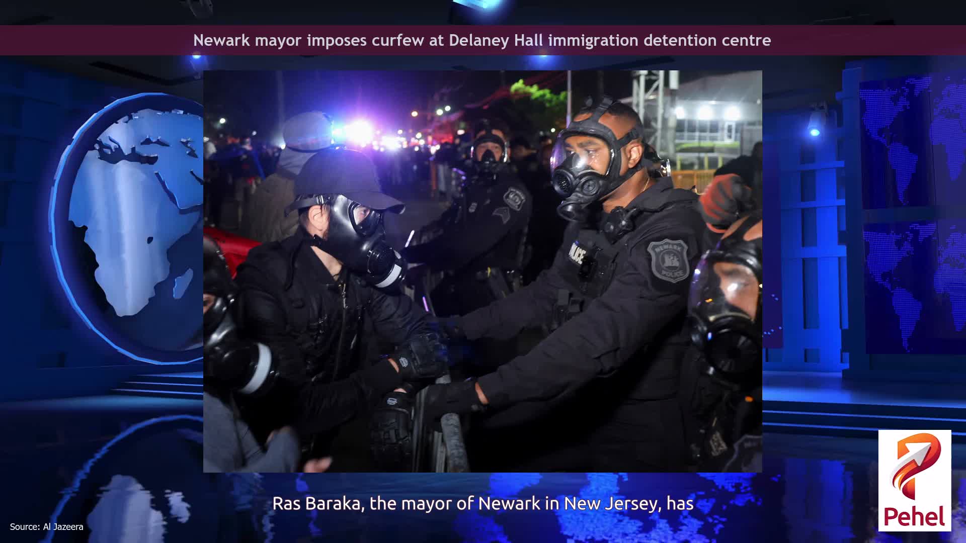 Newark mayor imposes curfew at Delaney Hall immigration detention centre