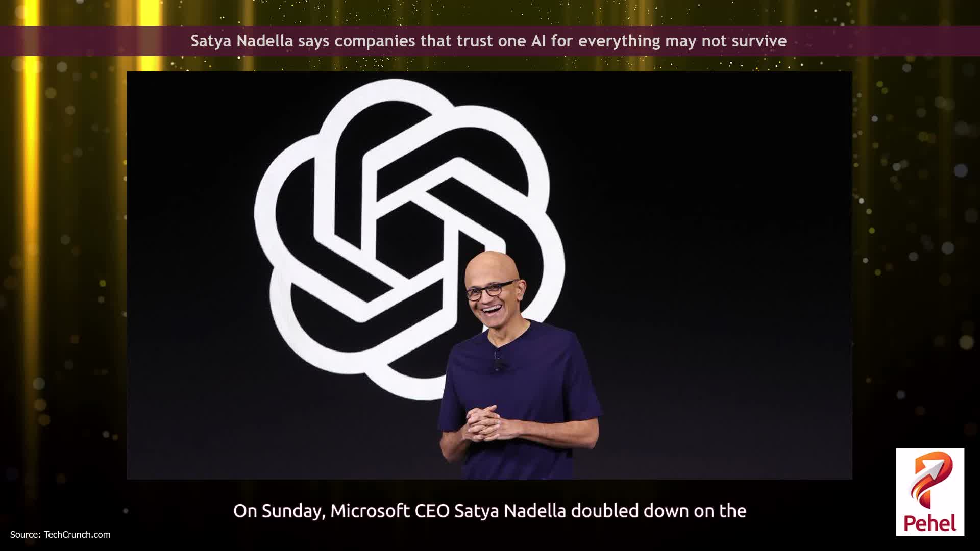 Satya Nadella says companies that trust one AI for everything may not survive