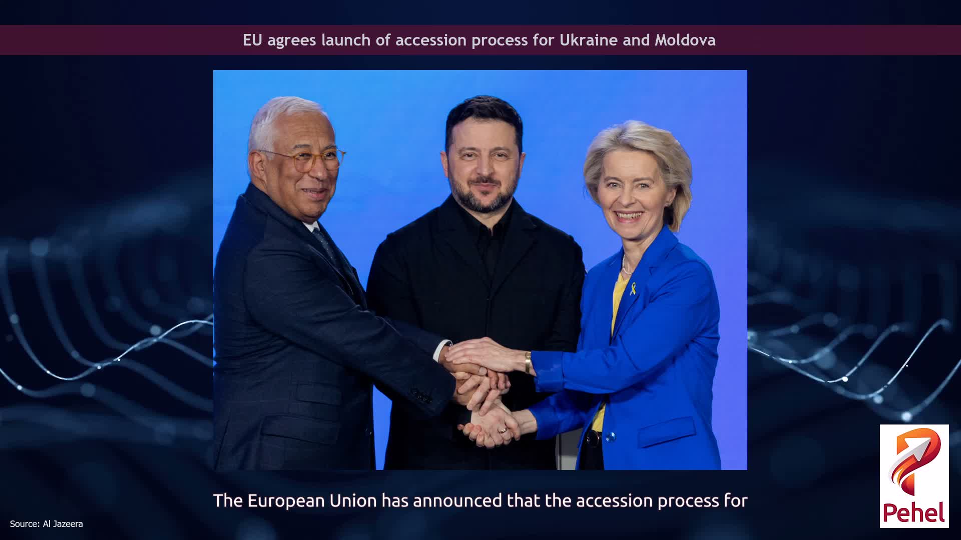 EU agrees launch of accession process for Ukraine and Moldova