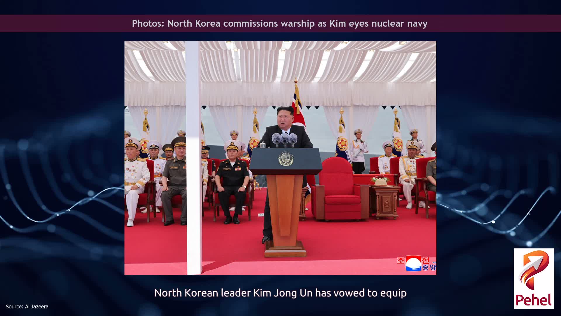 Photos: North Korea commissions warship as Kim eyes nuclear navy