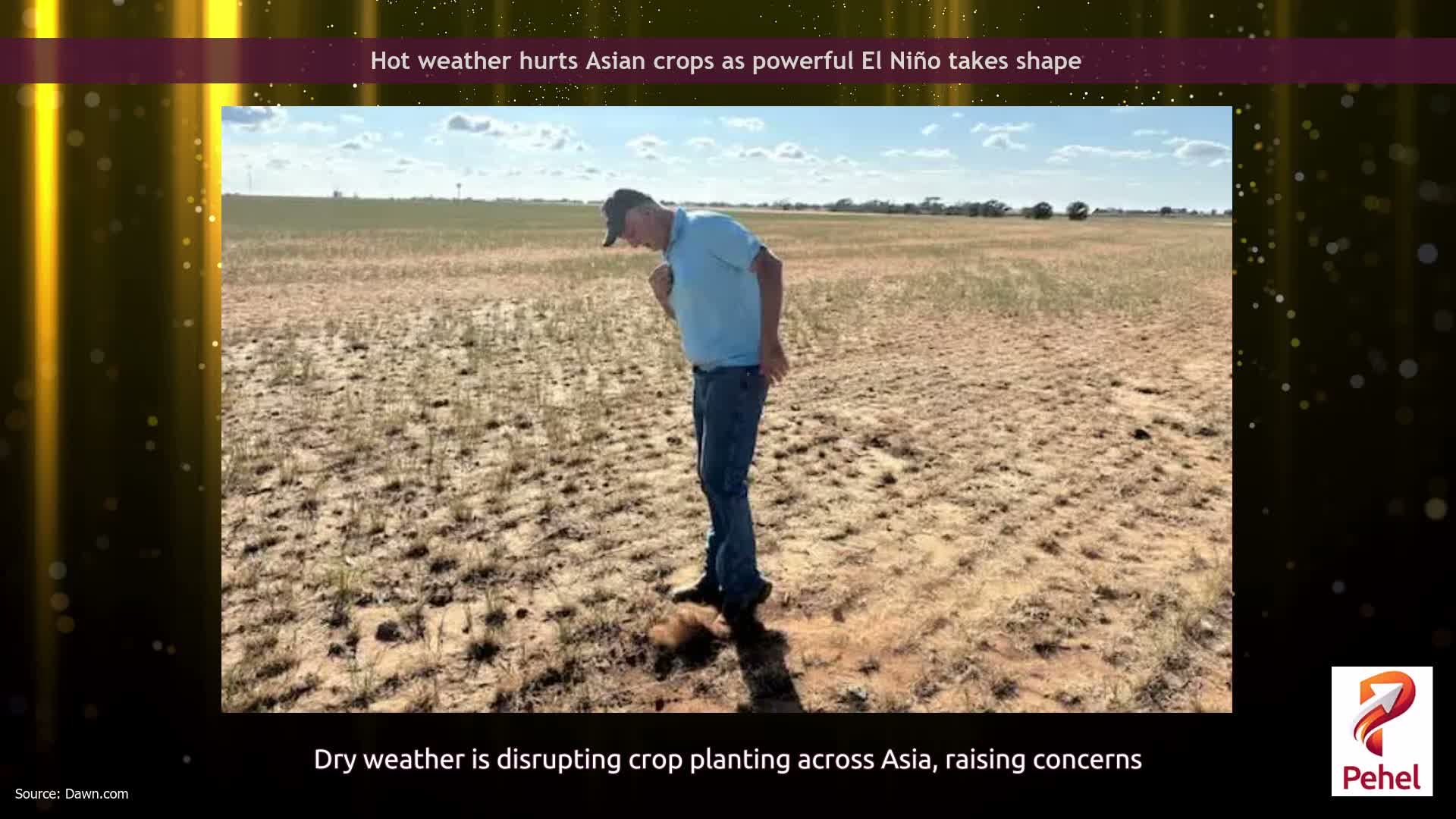 Hot weather hurts Asian crops as powerful El Niño takes shape