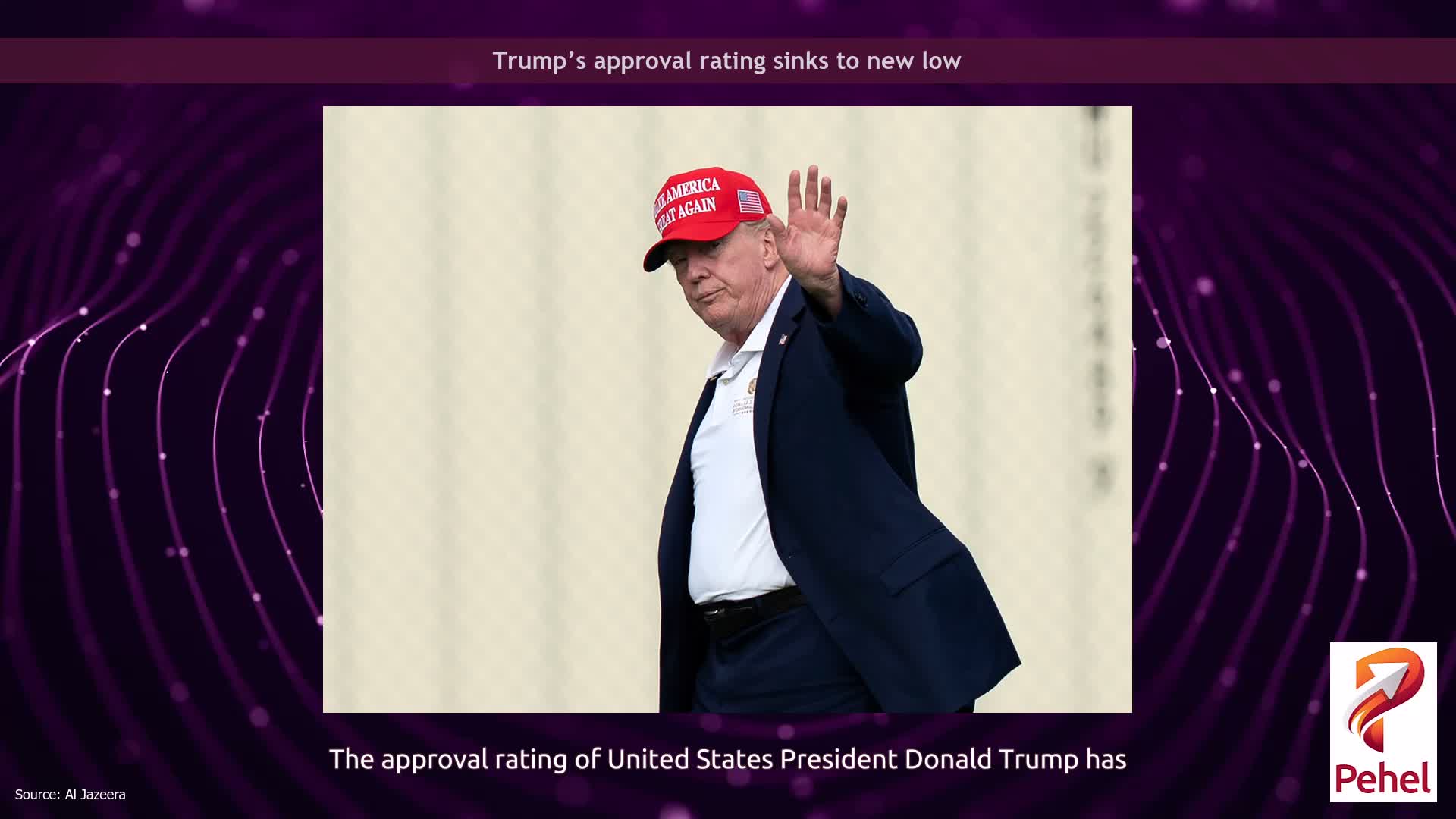 Trump’s approval rating sinks to new low