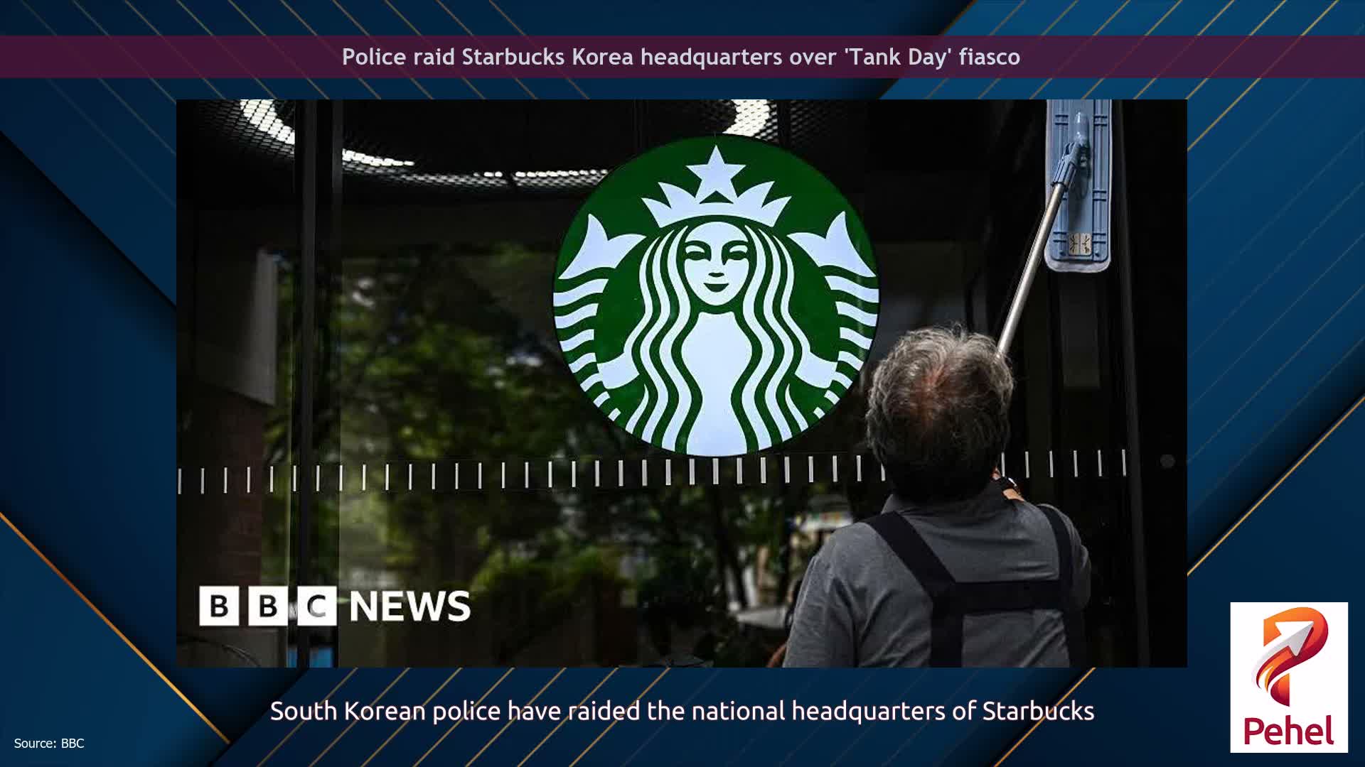 Police raid Starbucks Korea headquarters over 'Tank Day' fiasco