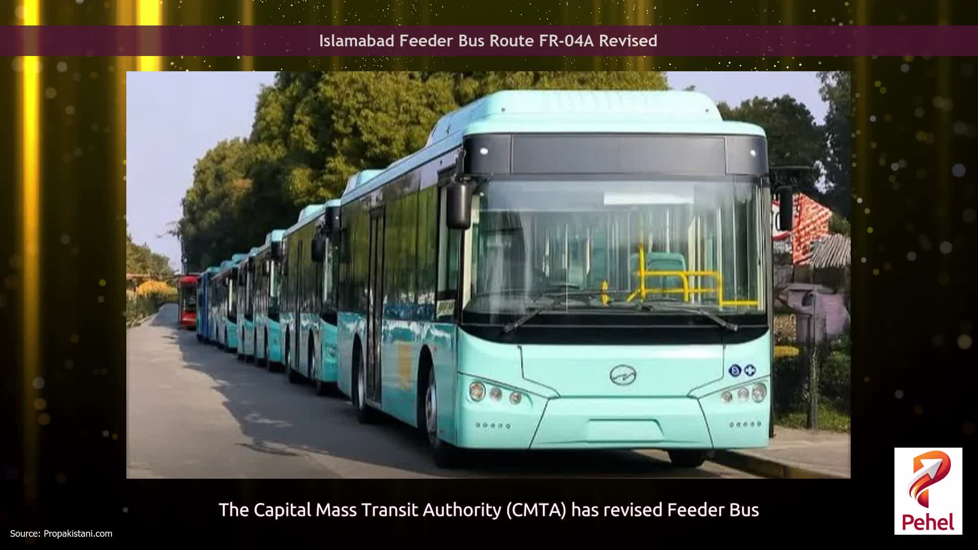 Islamabad Feeder Bus Route FR-04A Revised