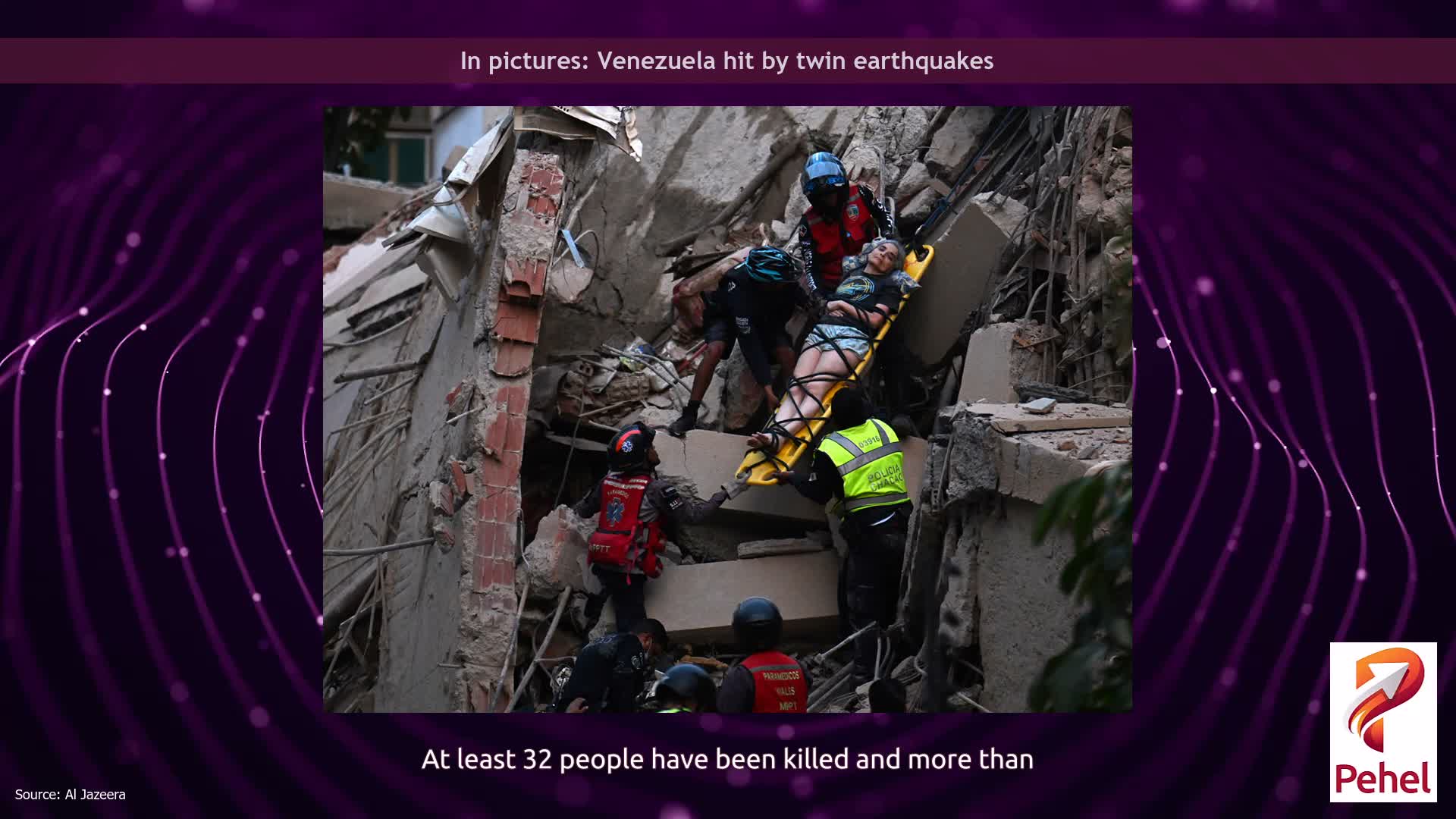 In pictures: Venezuela hit by twin earthquakes