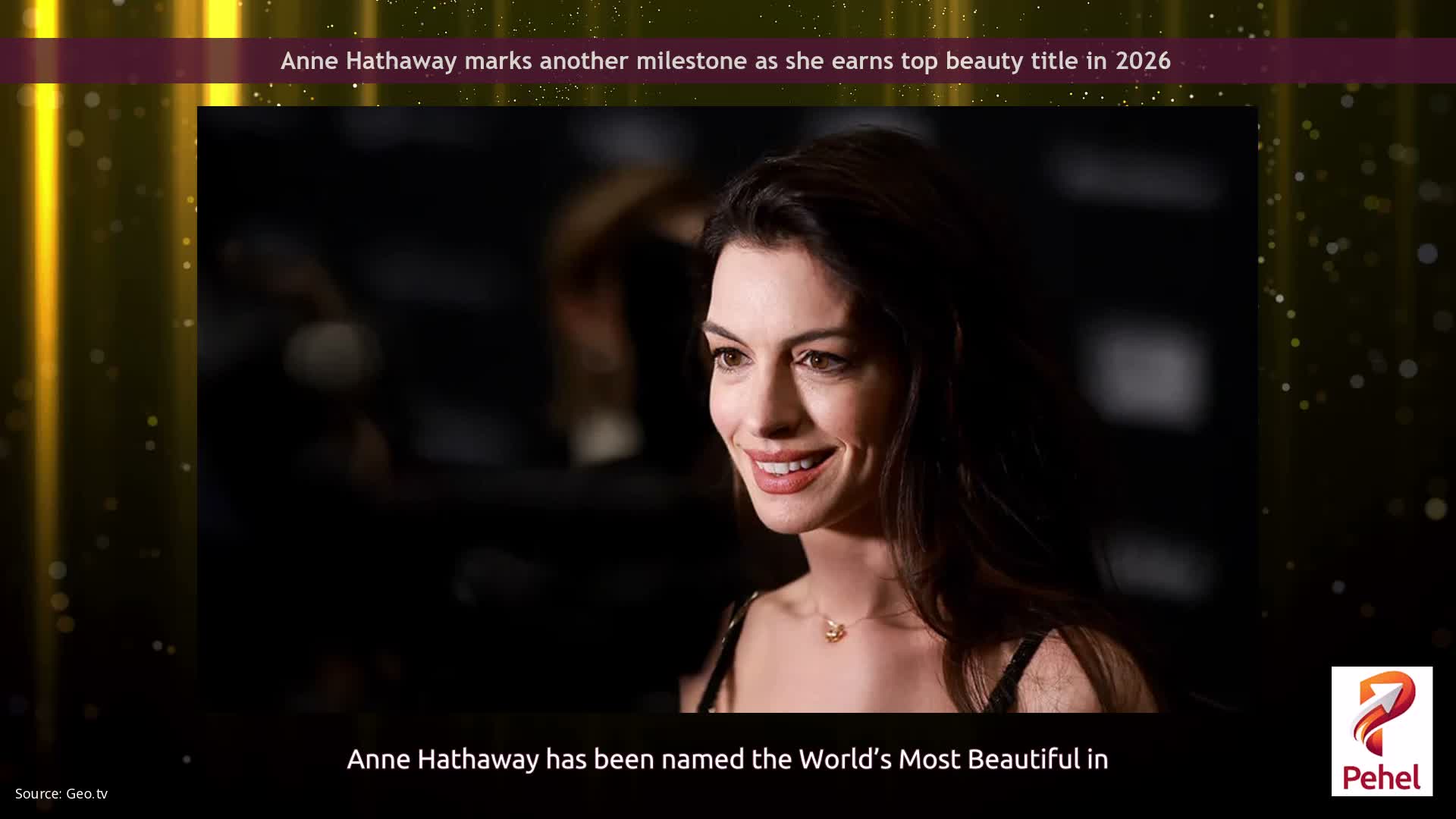Anne Hathaway marks another milestone as she earns top beauty title in 2026