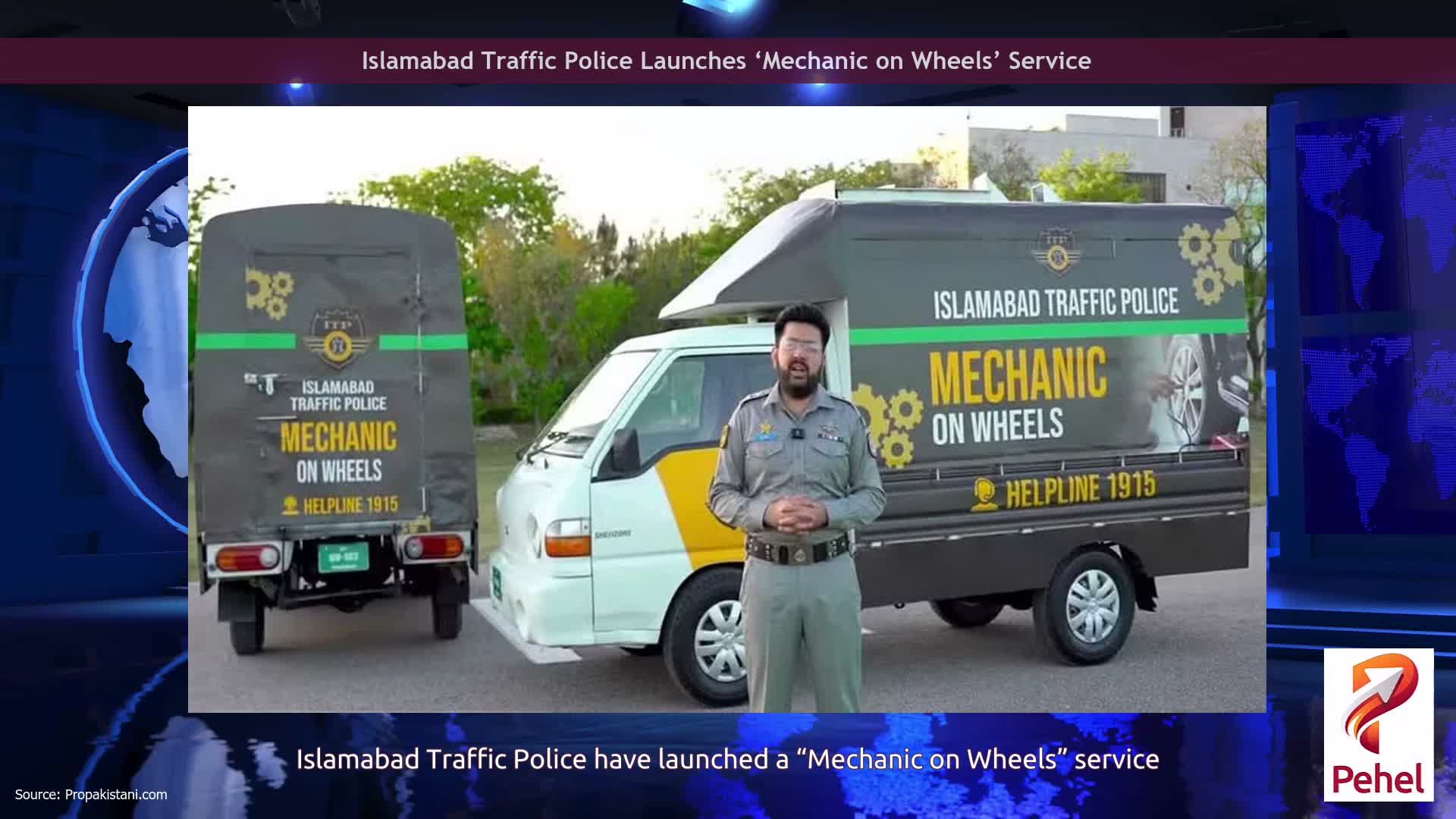 Islamabad Traffic Police Launches ‘Mechanic on Wheels’ Service