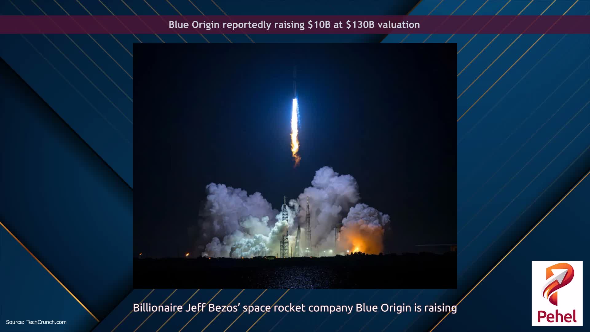 Blue Origin reportedly raising $10B at $130B valuation