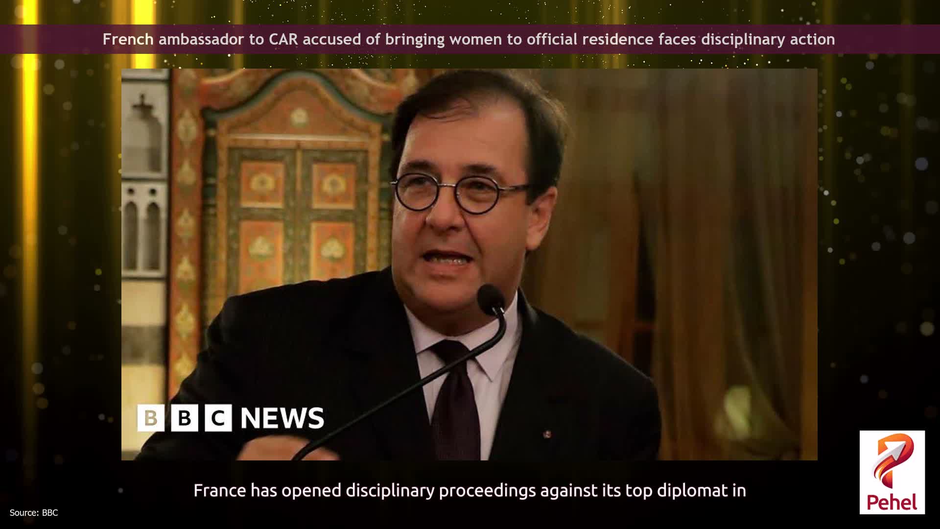 French ambassador to CAR accused of bringing women to official residence faces disciplinary action