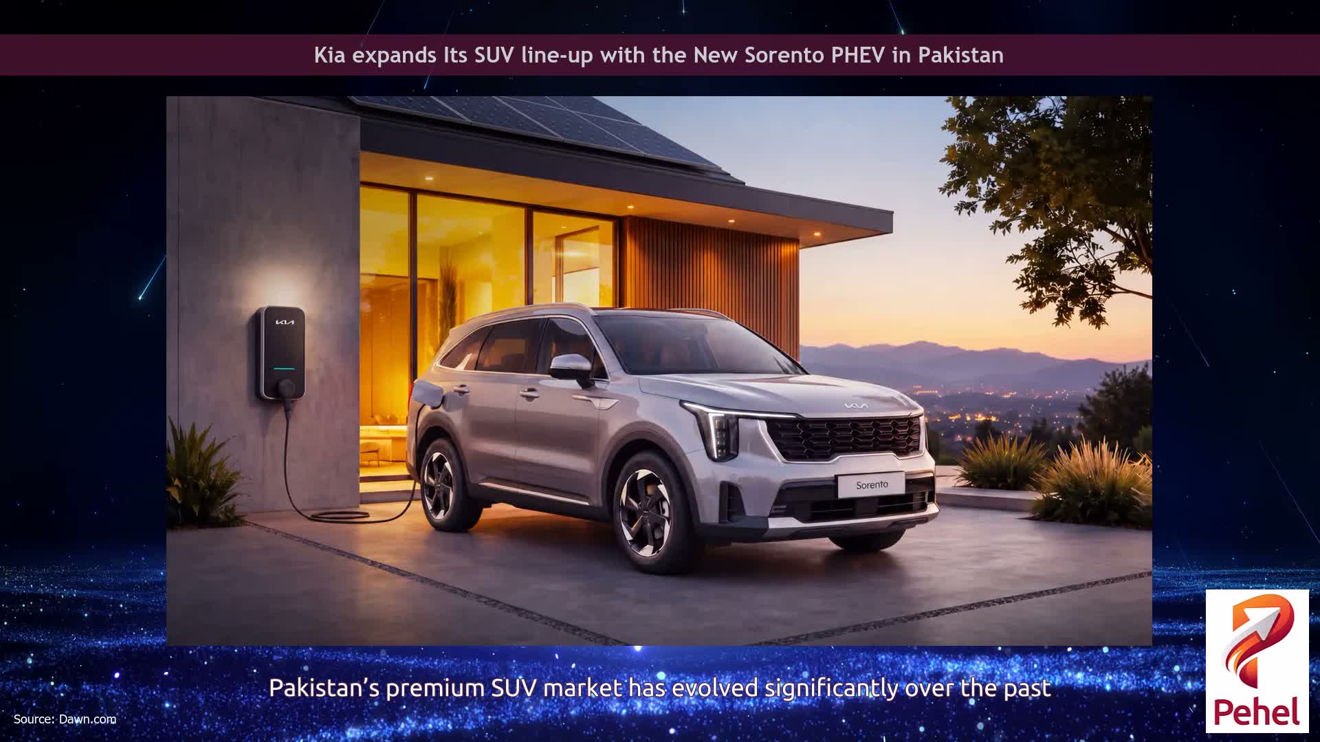 Kia expands Its SUV line-up with the New Sorento PHEV in Pakistan