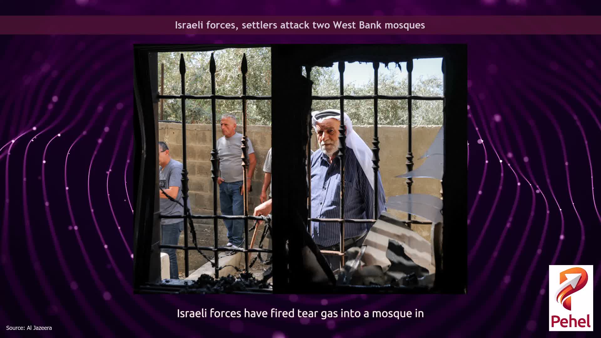 Israeli forces, settlers attack two West Bank mosques