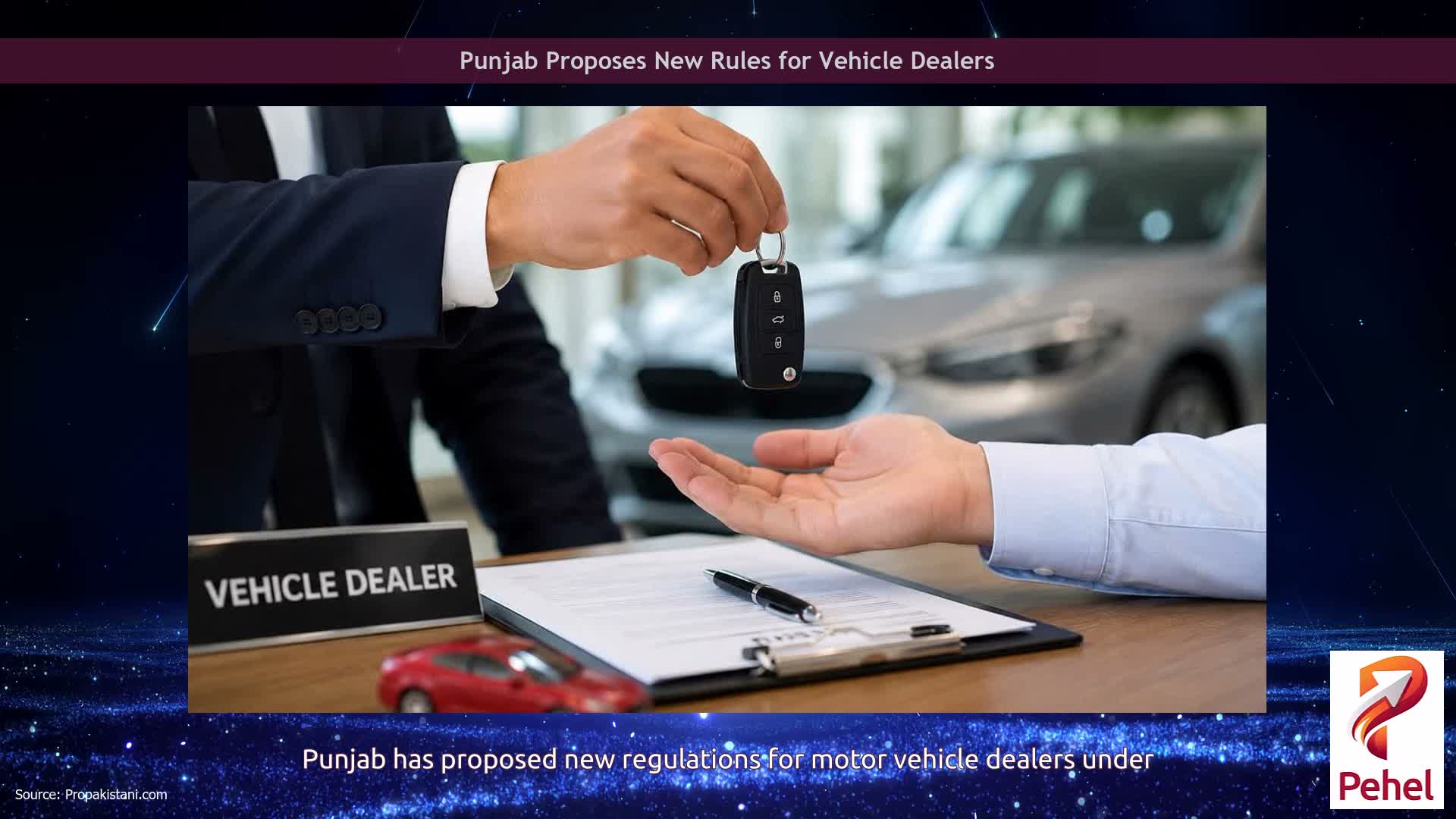 Punjab Proposes New Rules for Vehicle Dealers