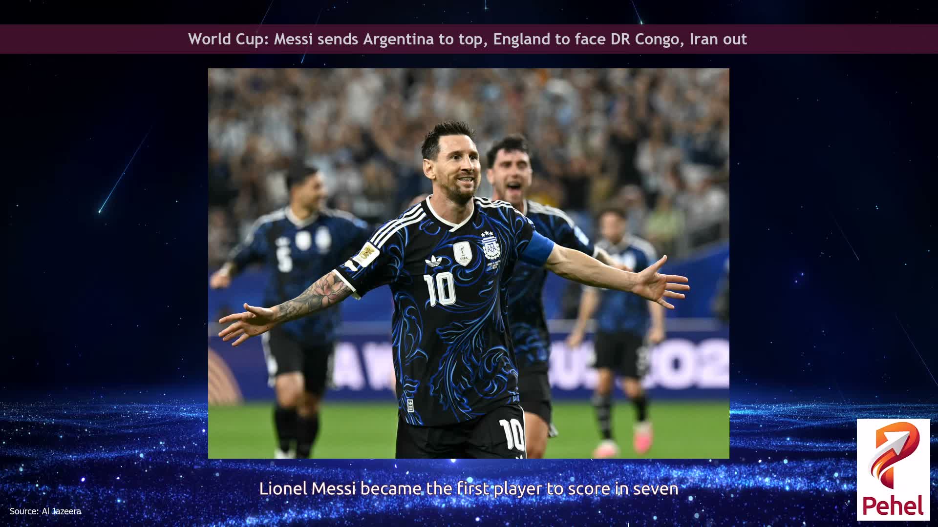 World Cup: Messi sends Argentina to top, England to face DR Congo, Iran out