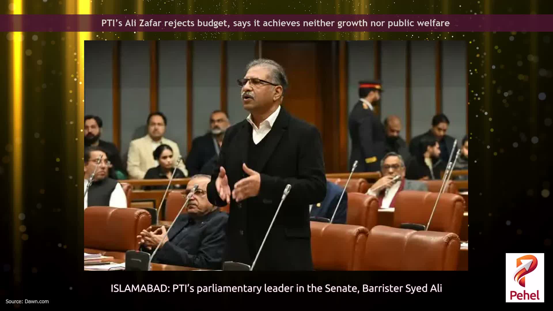 PTI’s Ali Zafar rejects budget, says it achieves neither growth nor public welfare