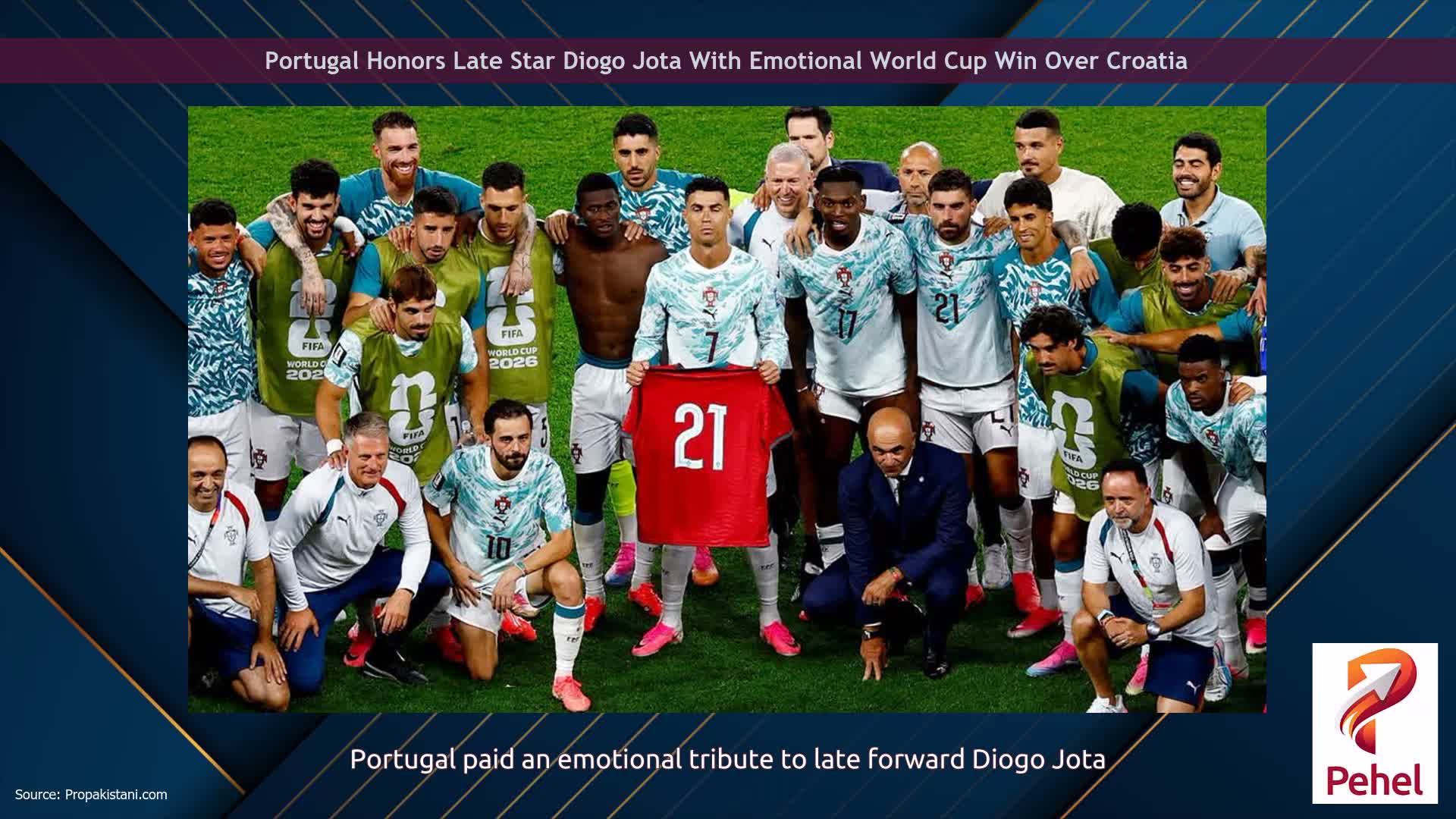 Portugal Honors Late Star Diogo Jota With Emotional World Cup Win Over Croatia