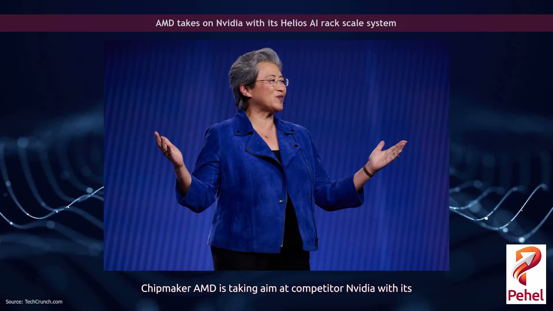 AMD takes on Nvidia with its Helios AI rack scale system
