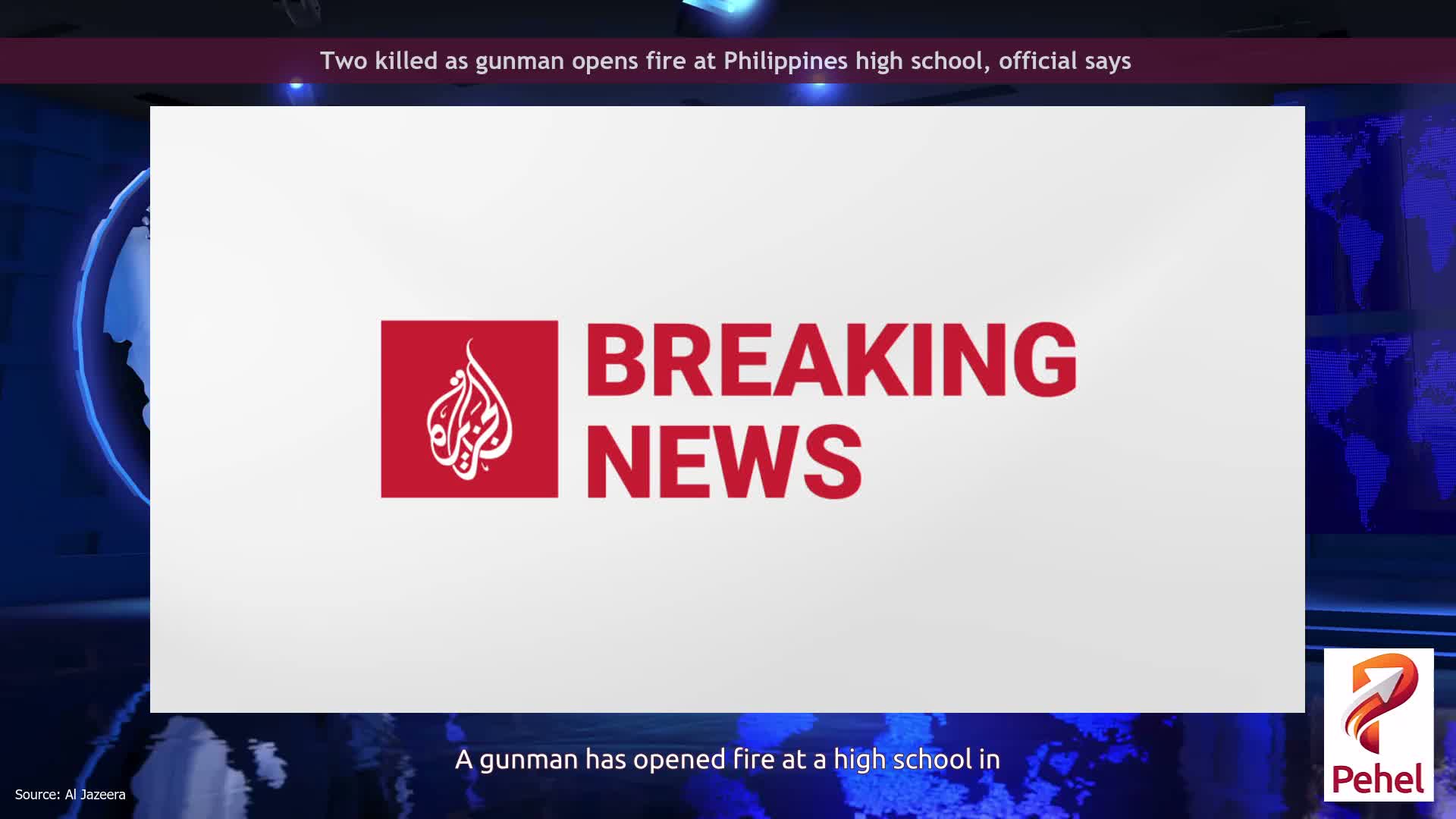 Two killed as gunman opens fire at Philippines high school, official says