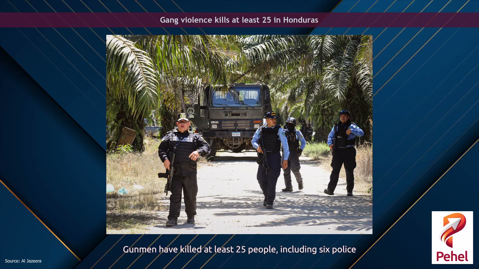 Gang violence kills at least 25 in Honduras