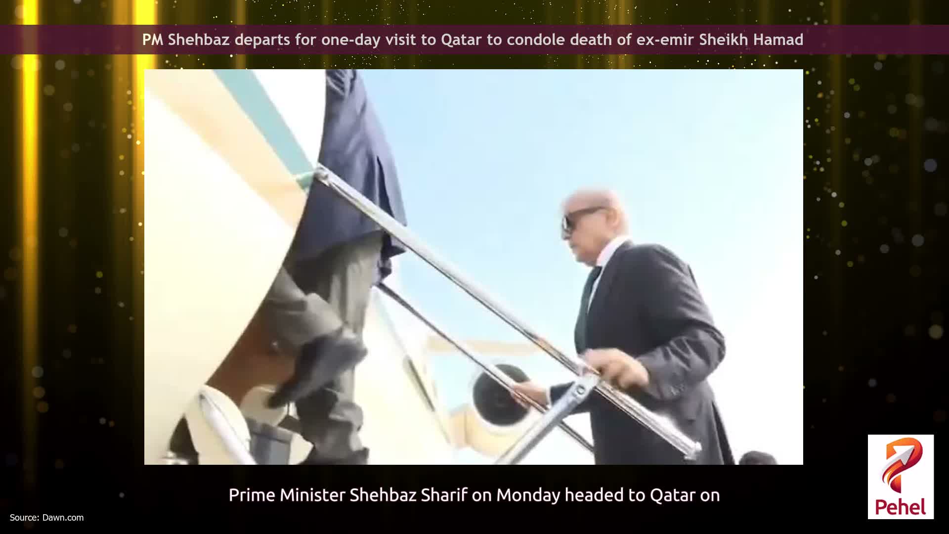 PM Shehbaz departs for one-day visit to Qatar to condole death of ex-emir Sheikh Hamad