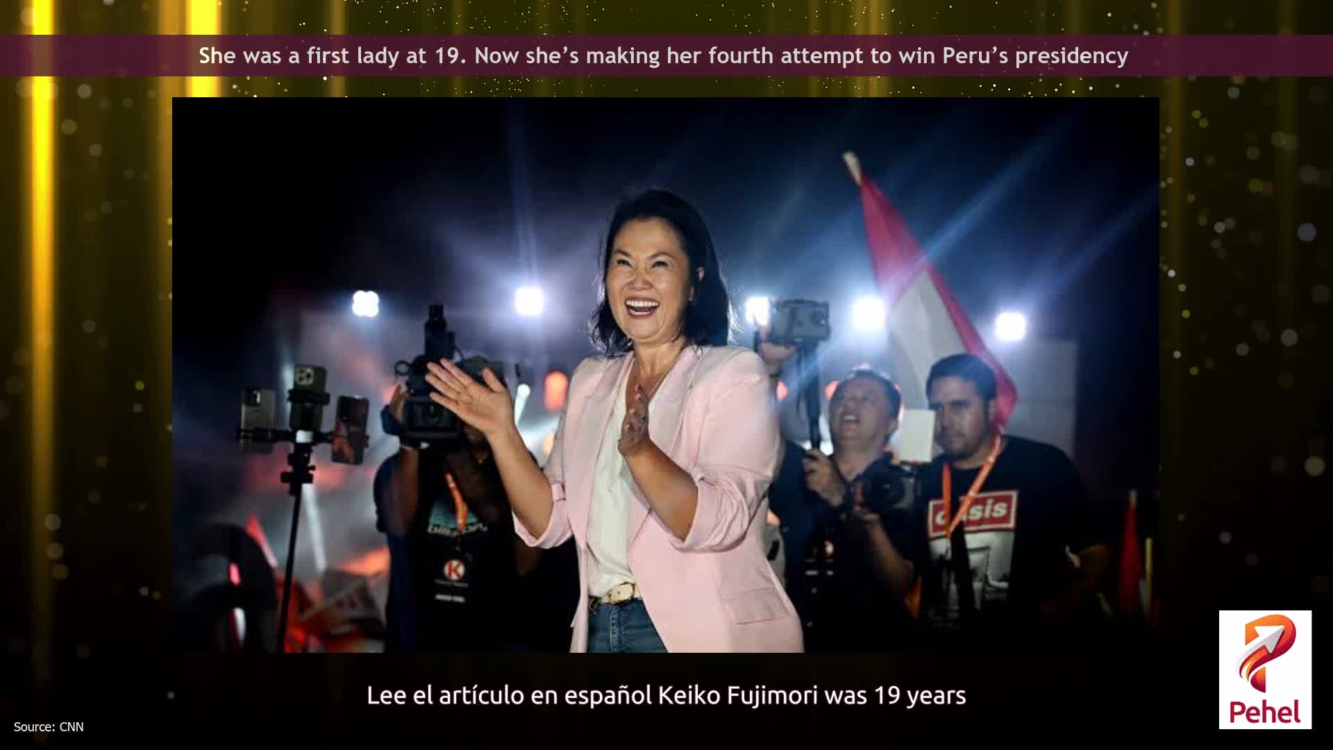 She was a first lady at 19. Now she’s making her fourth attempt to win Peru’s presidency