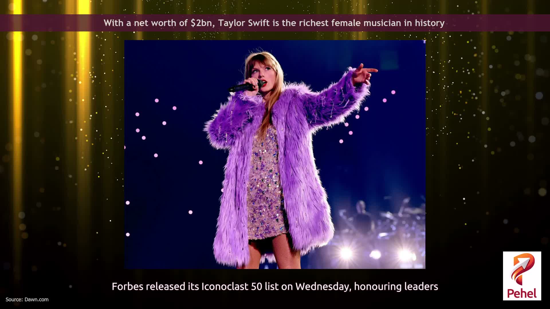 With a net worth of $2bn, Taylor Swift is the richest female musician in history