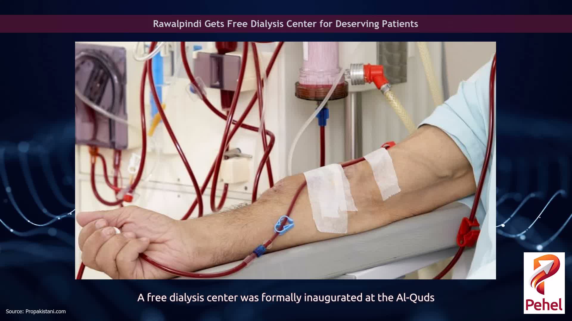 Rawalpindi Gets Free Dialysis Center for Deserving Patients