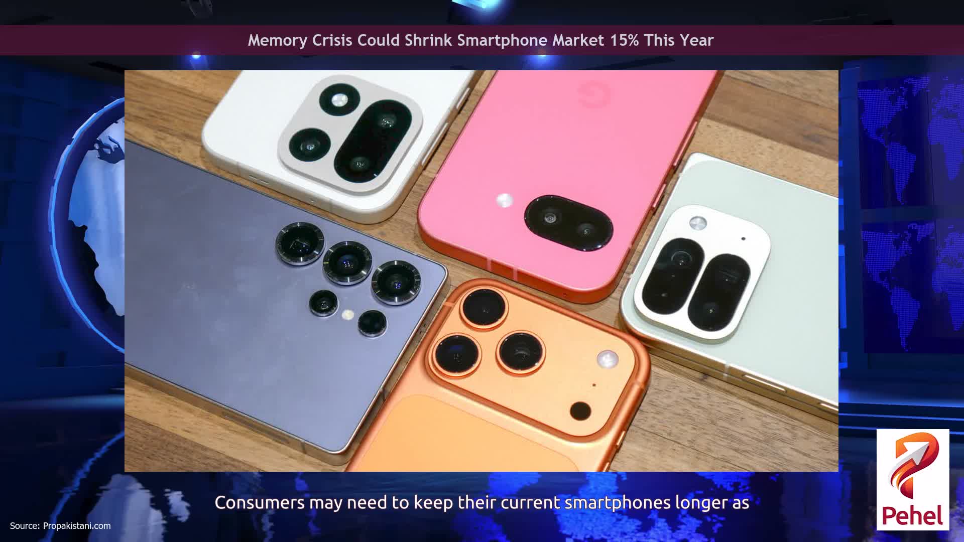 Memory Crisis Could Shrink Smartphone Market 15% This Year