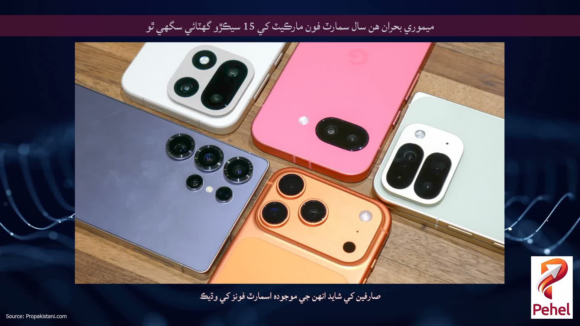 ميموري بحران هن سال سمارٽ فون مارڪيٽ کي 15 سيڪڙو گهٽائي سگهي ٿو