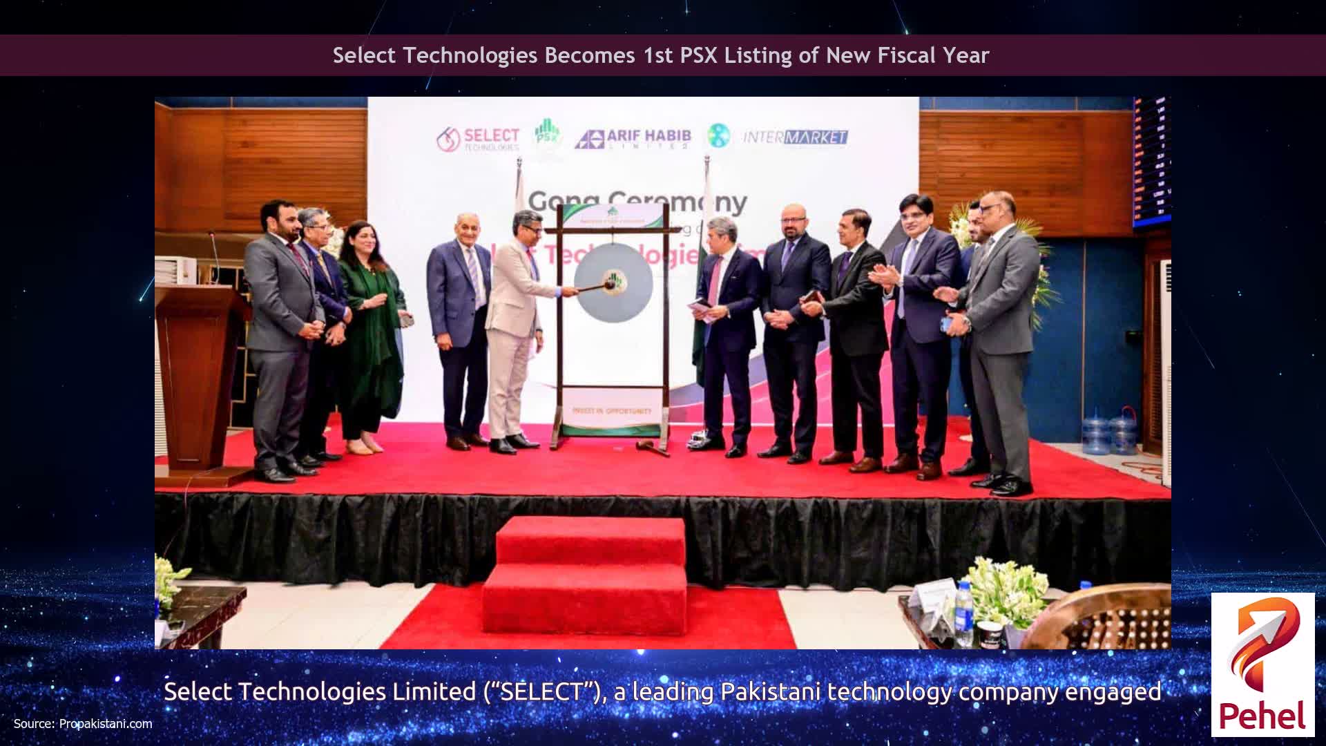 Select Technologies Becomes 1st PSX Listing of New Fiscal Year