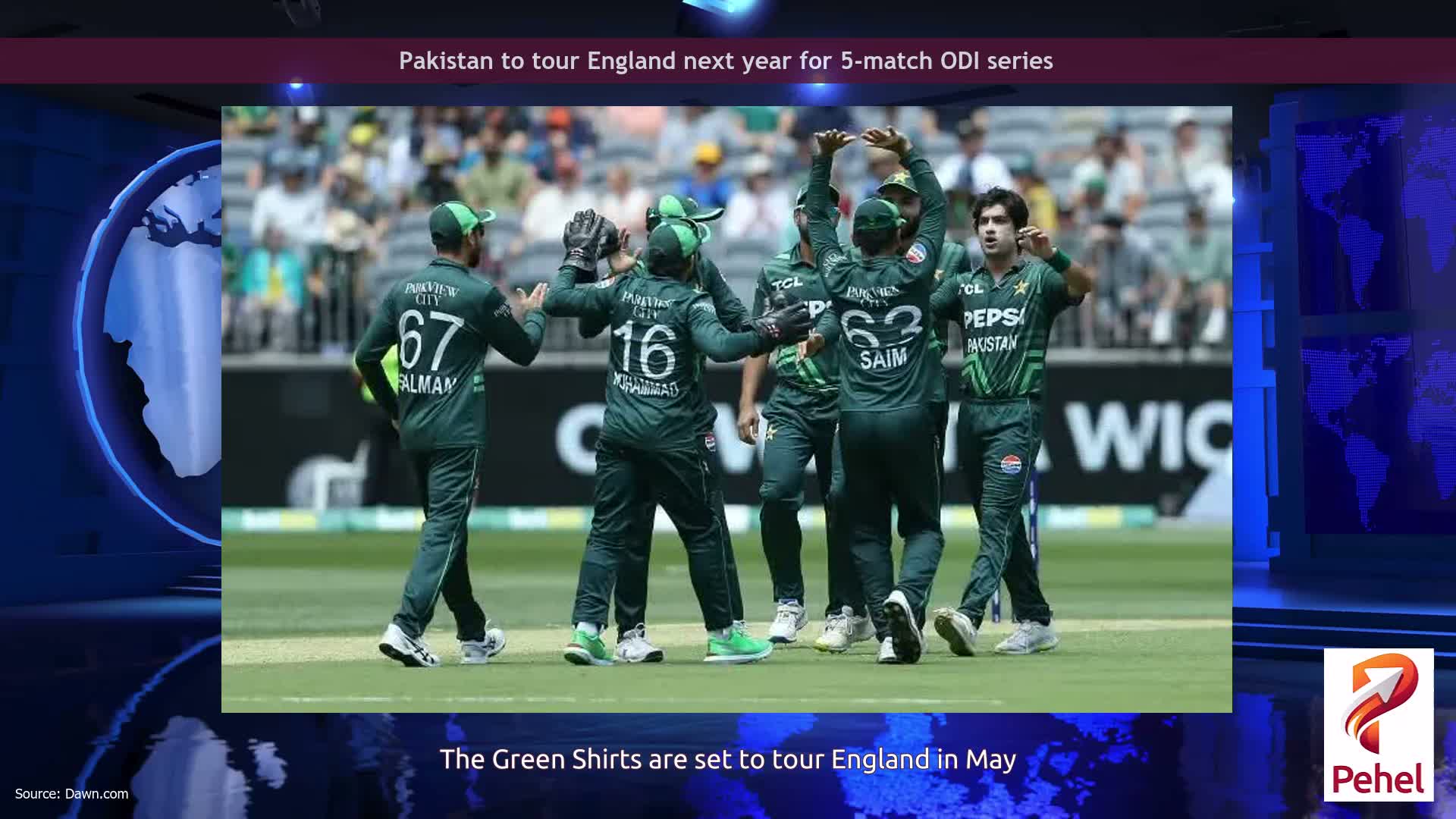 Pakistan to tour England next year for 5-match ODI series