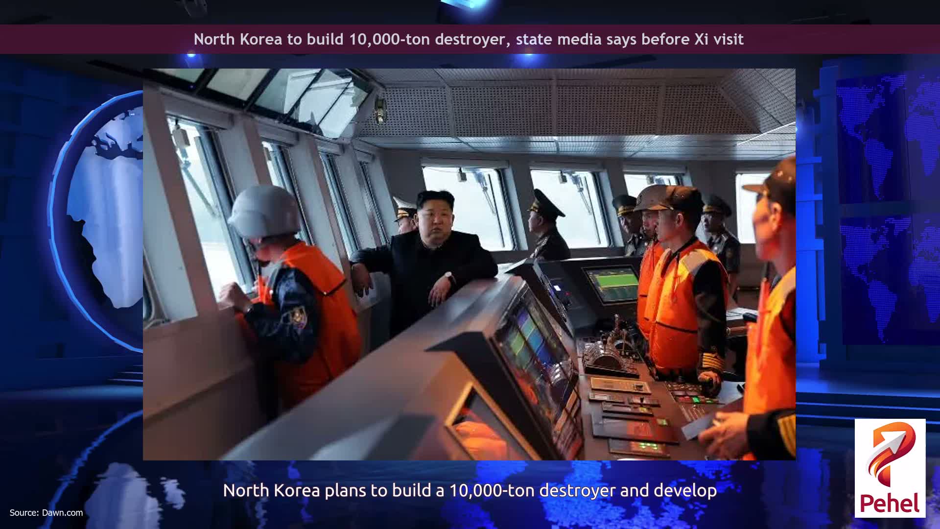 North Korea to build 10,000-ton destroyer, state media says before Xi visit