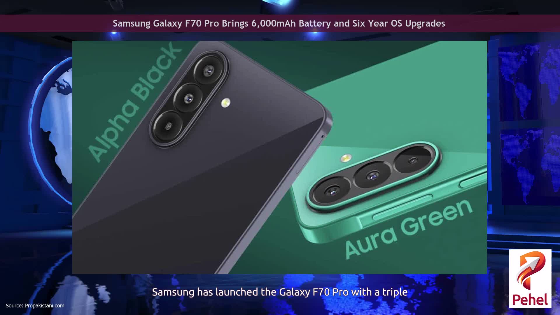 Samsung Galaxy F70 Pro Brings 6,000mAh Battery and Six Year OS Upgrades