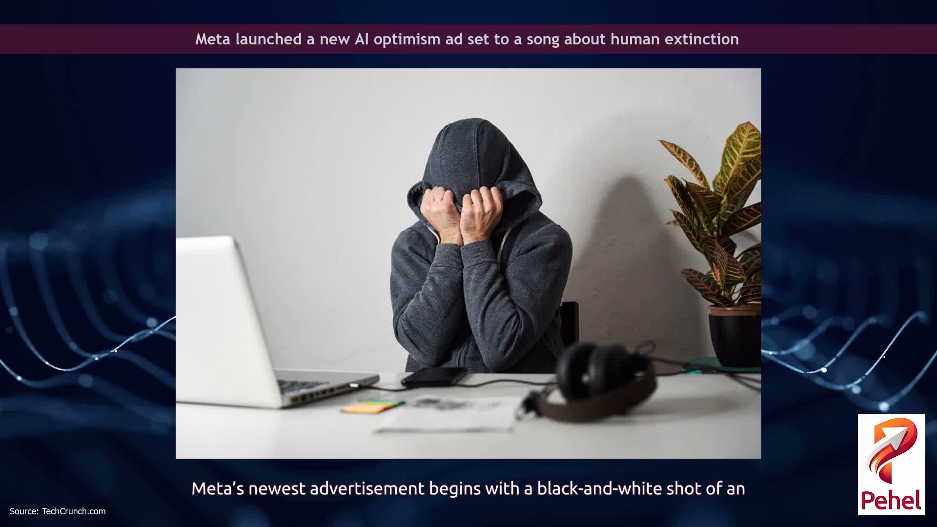 Meta launched a new AI optimism ad set to a song about human extinction