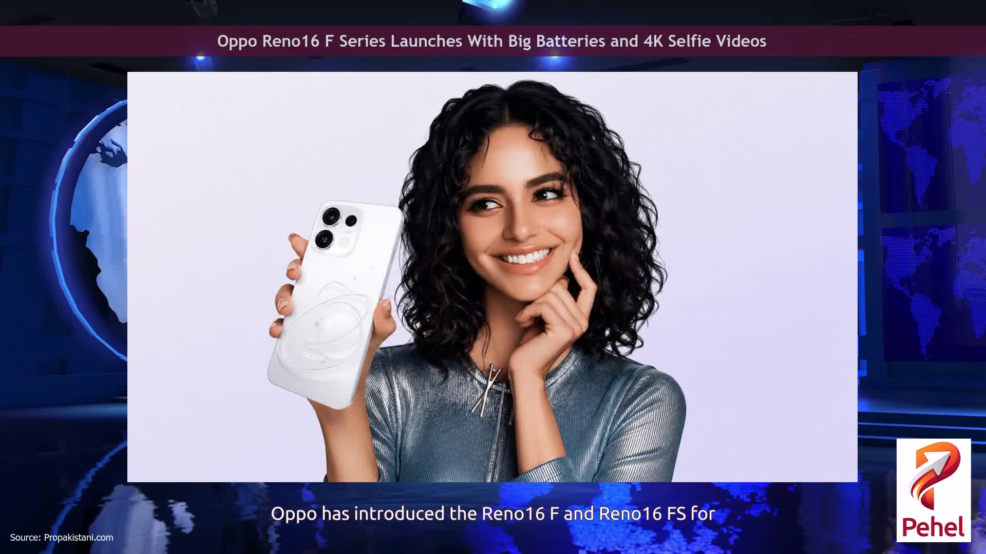 Oppo Reno16 F Series Launches With Big Batteries and 4K Selfie Videos