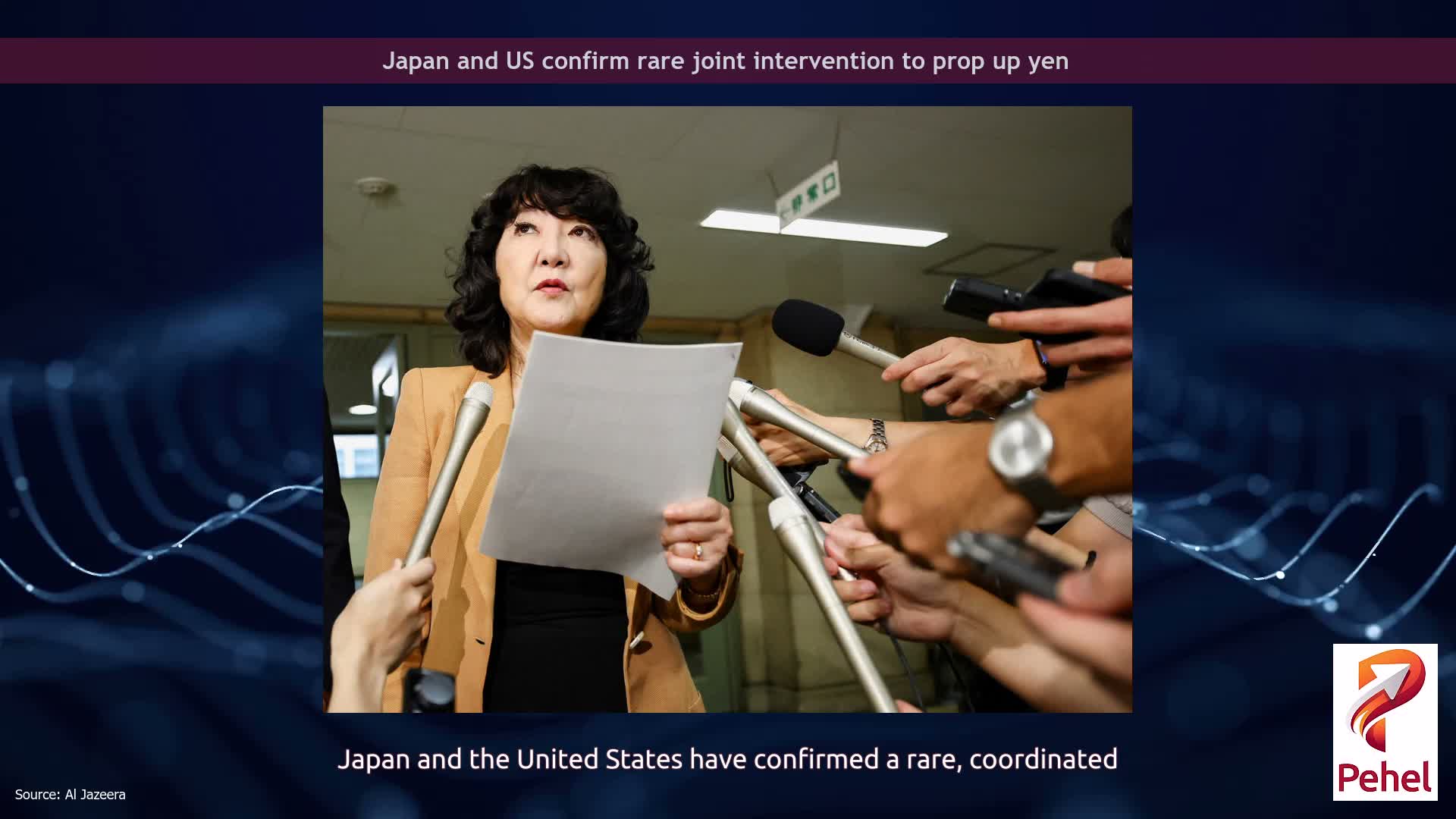 Japan and US confirm rare joint intervention to prop up yen