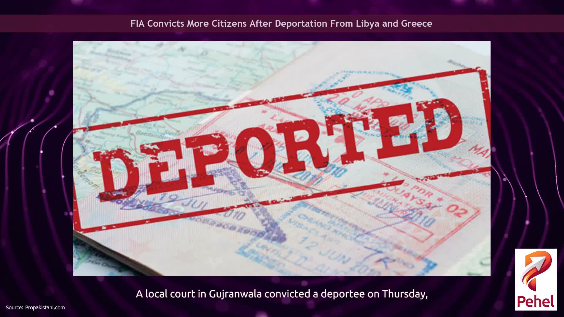 FIA Convicts More Citizens After Deportation From Libya and Greece