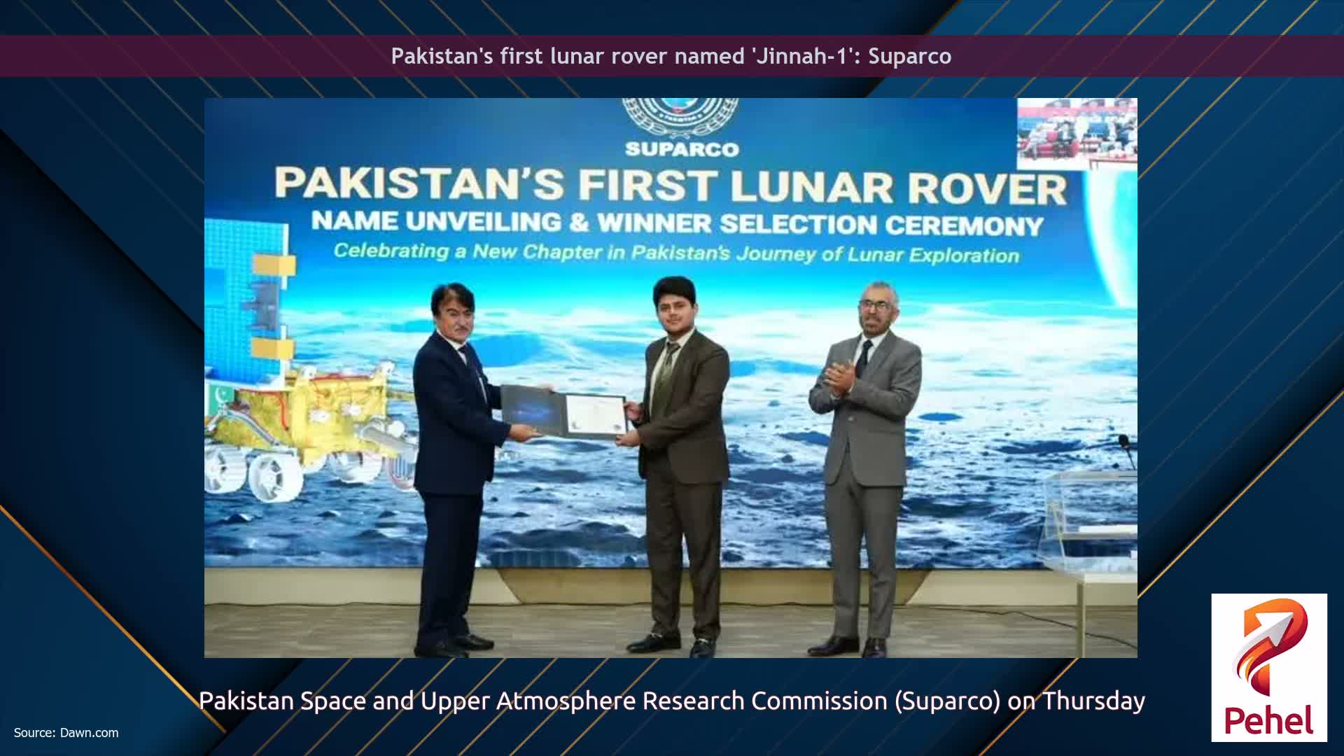 Pakistan's first lunar rover named 'Jinnah-1': Suparco