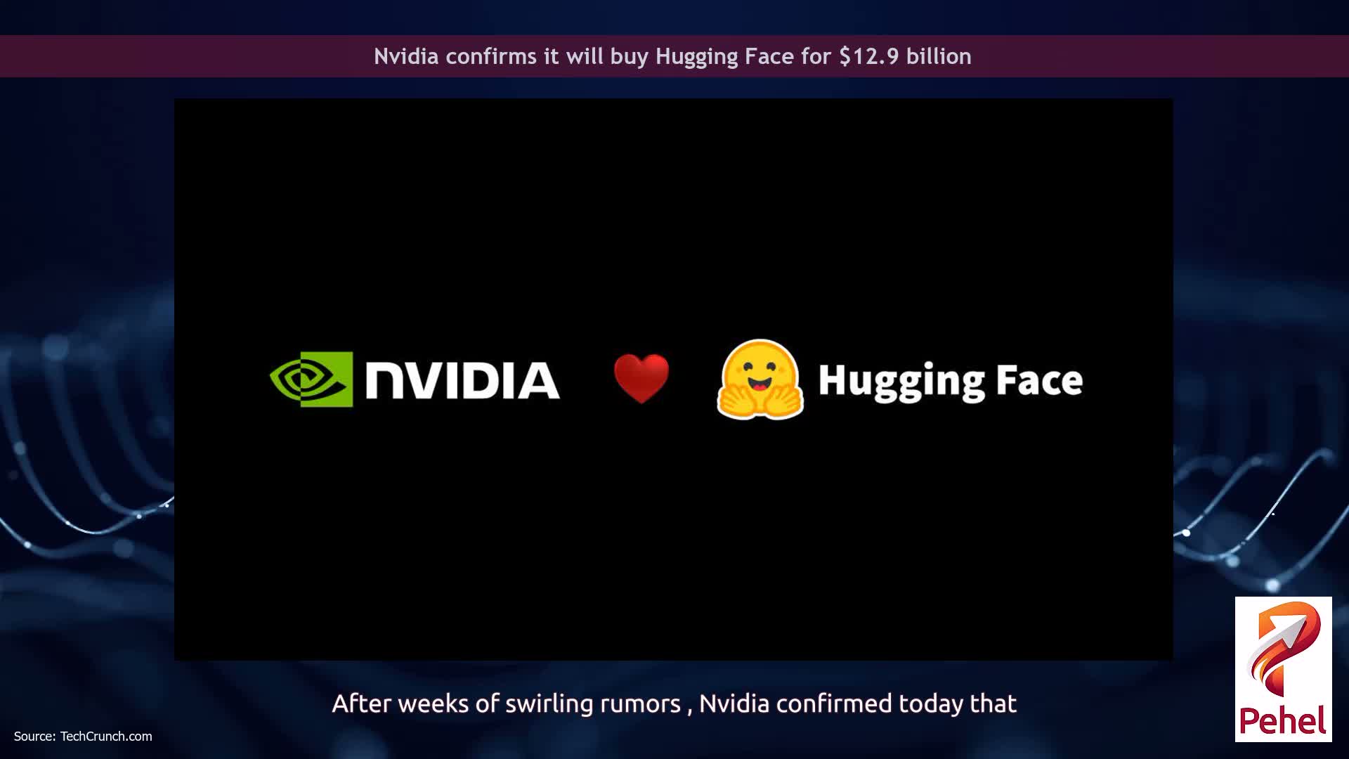 Nvidia confirms it will buy Hugging Face for $12.9 billion