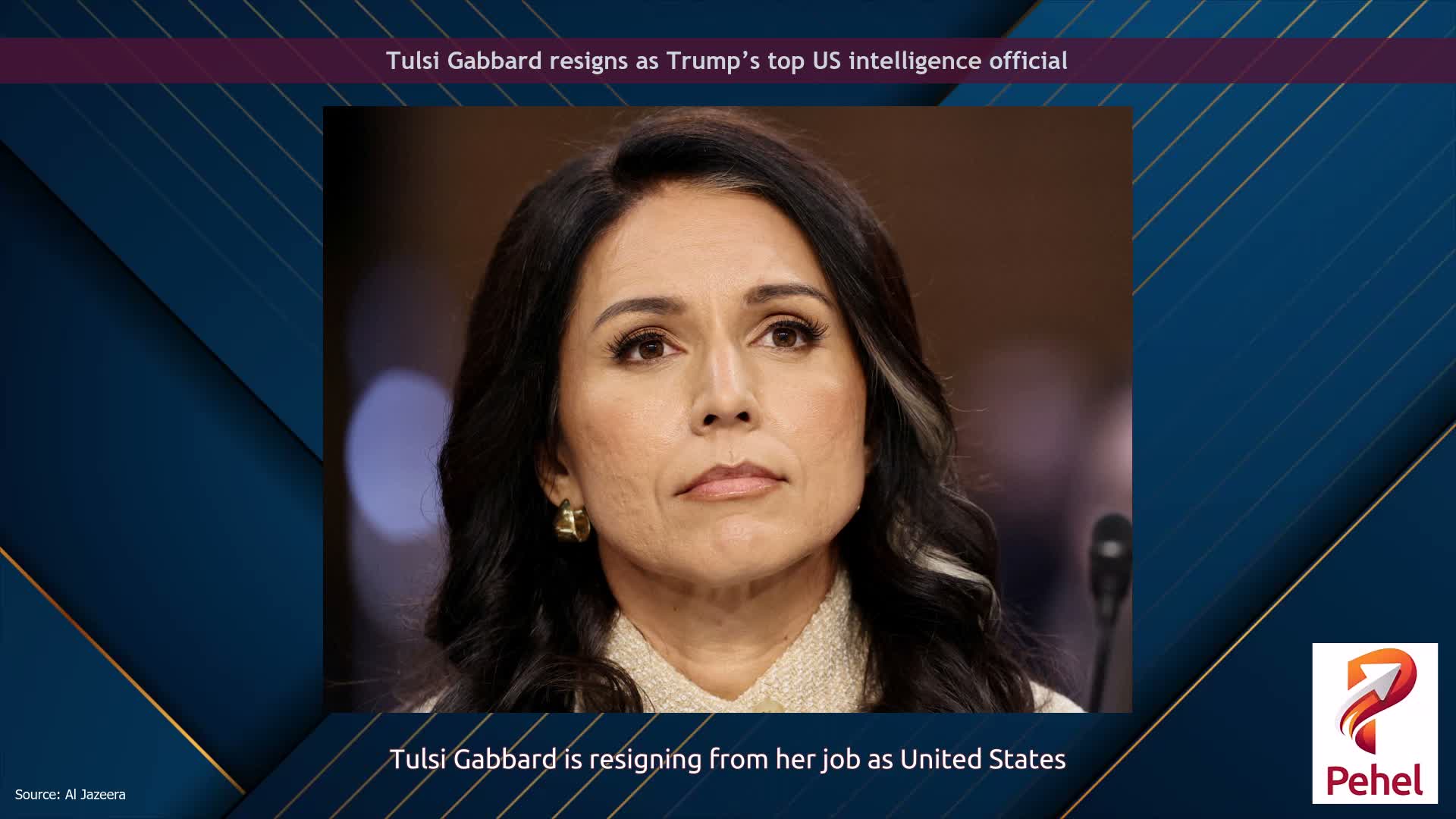 Tulsi Gabbard resigns as Trump’s top US intelligence official