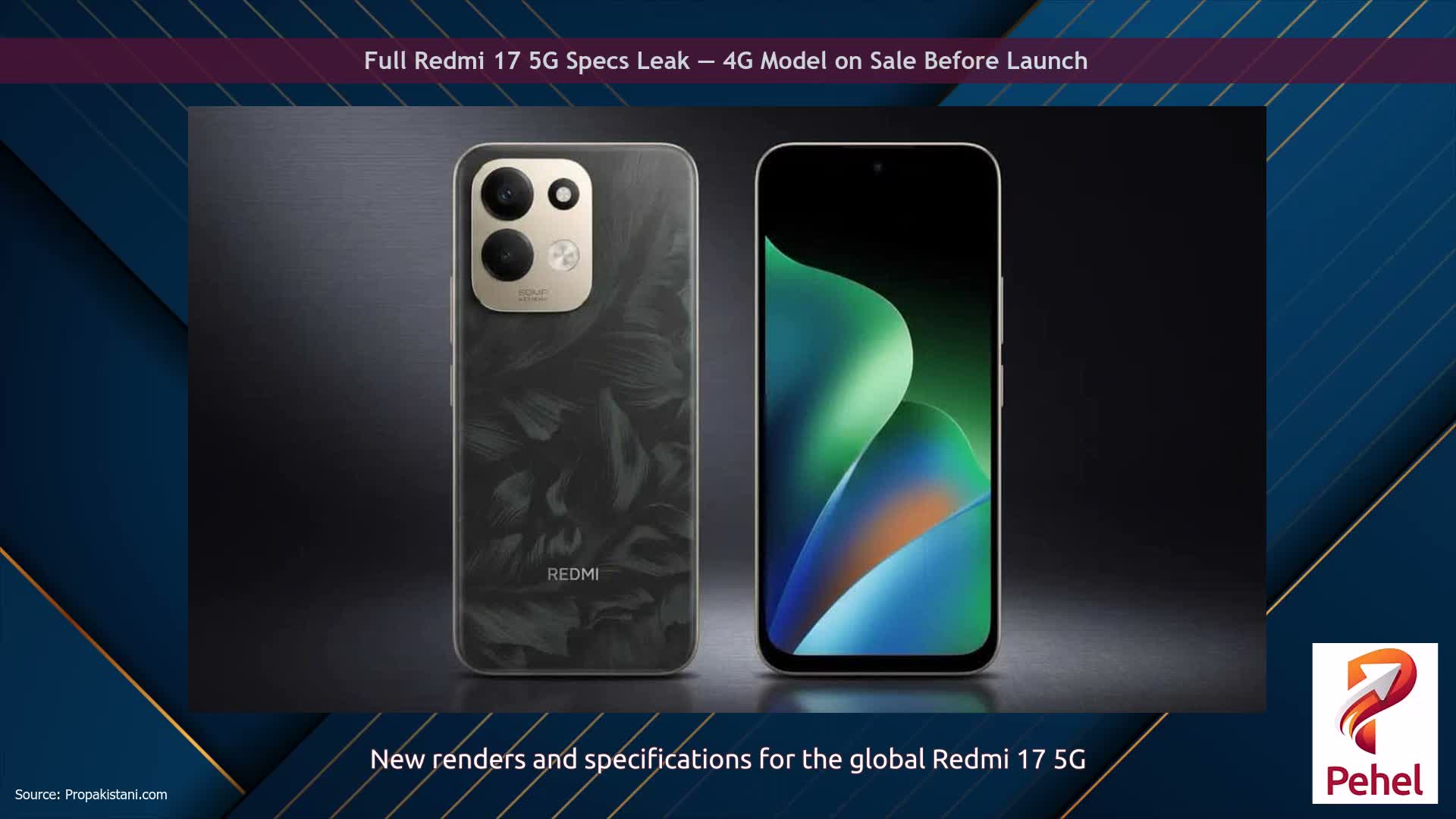 Full Redmi 17 5G Specs Leak — 4G Model on Sale Before Launch