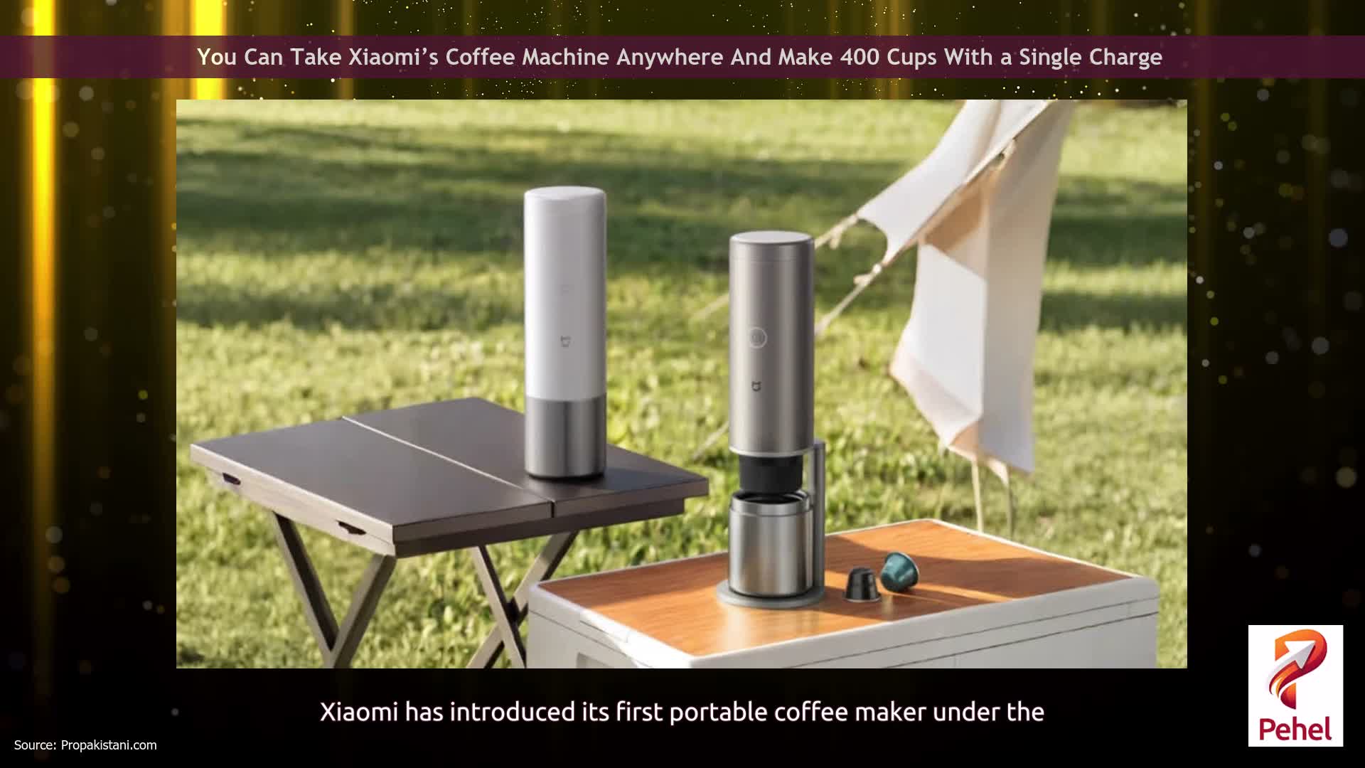 You Can Take Xiaomi’s Coffee Machine Anywhere And Make 400 Cups With a Single Charge