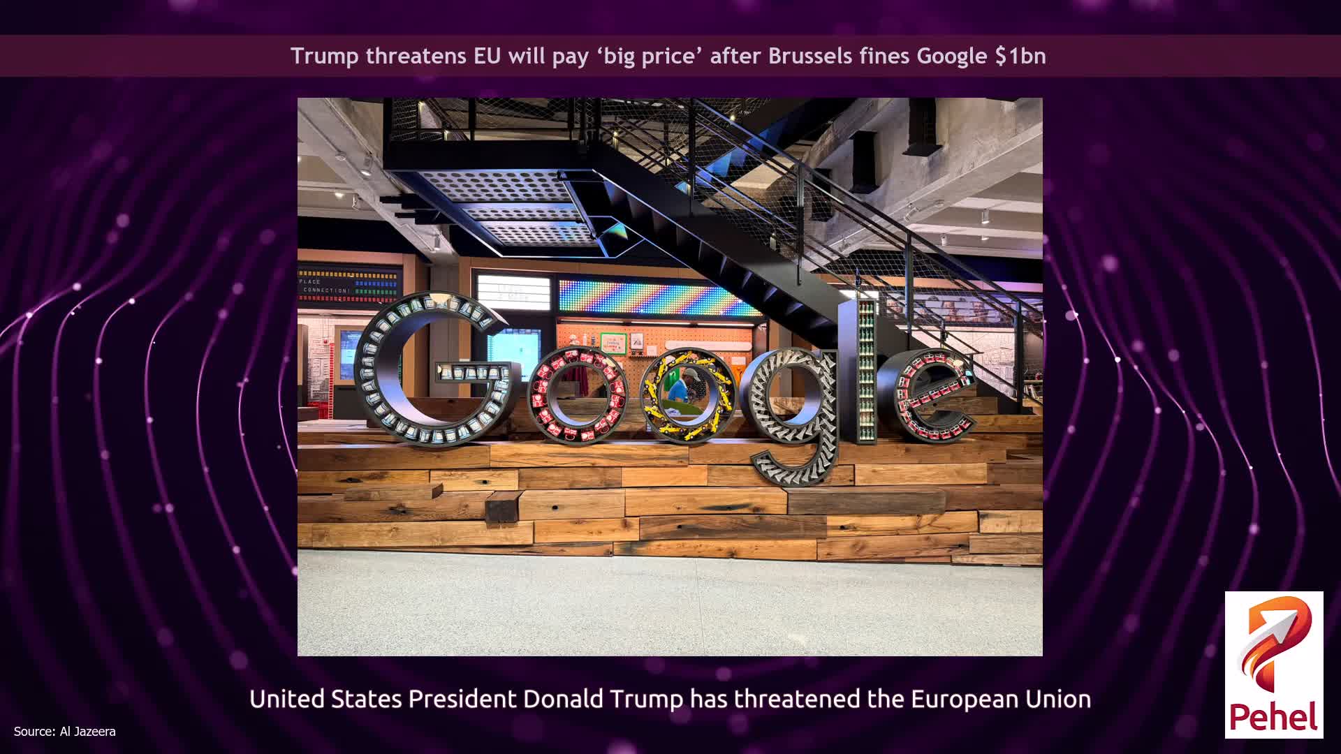 Trump threatens EU will pay ‘big price’ after Brussels fines Google $1bn