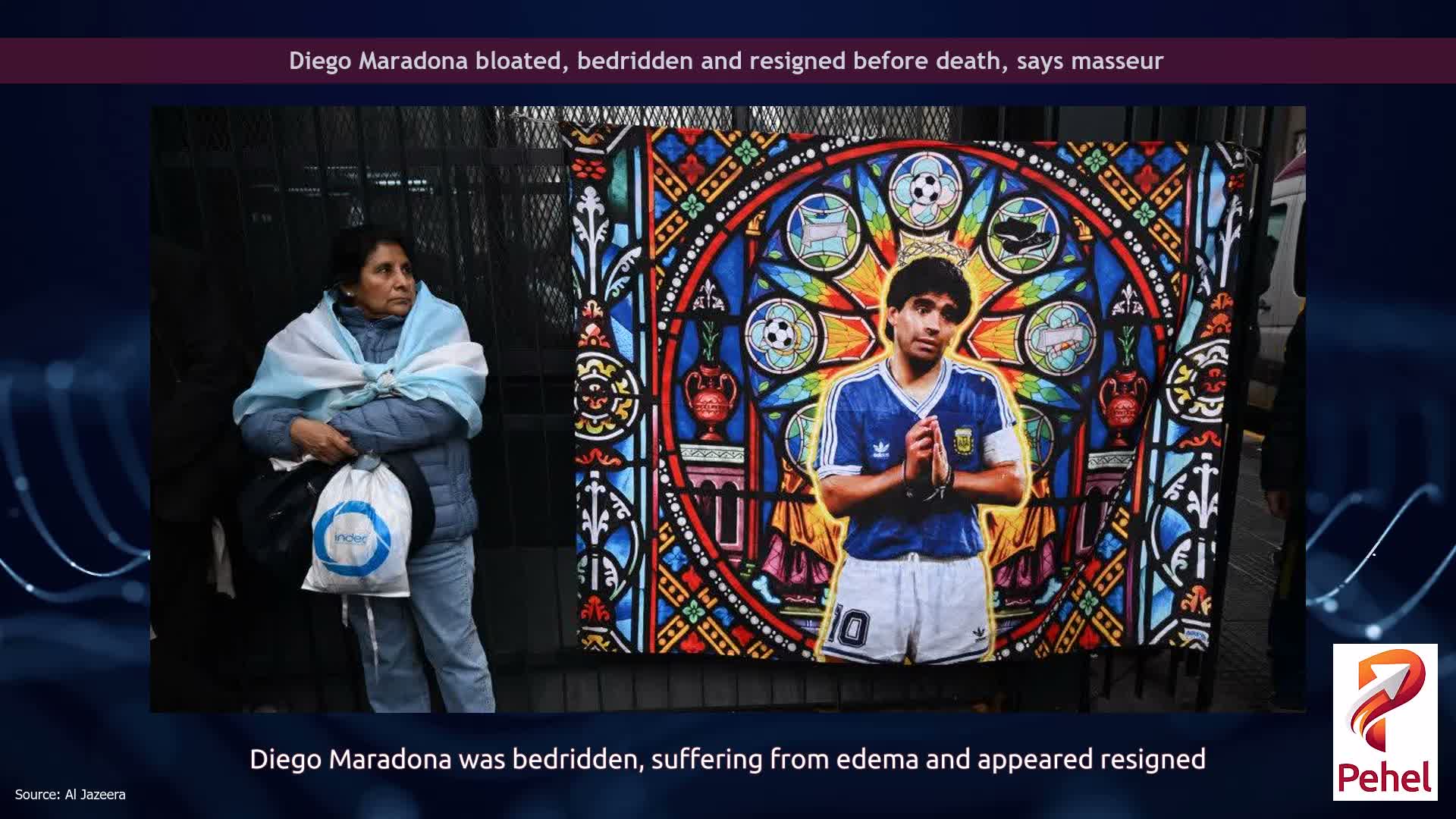 Diego Maradona bloated, bedridden and resigned before death, says masseur