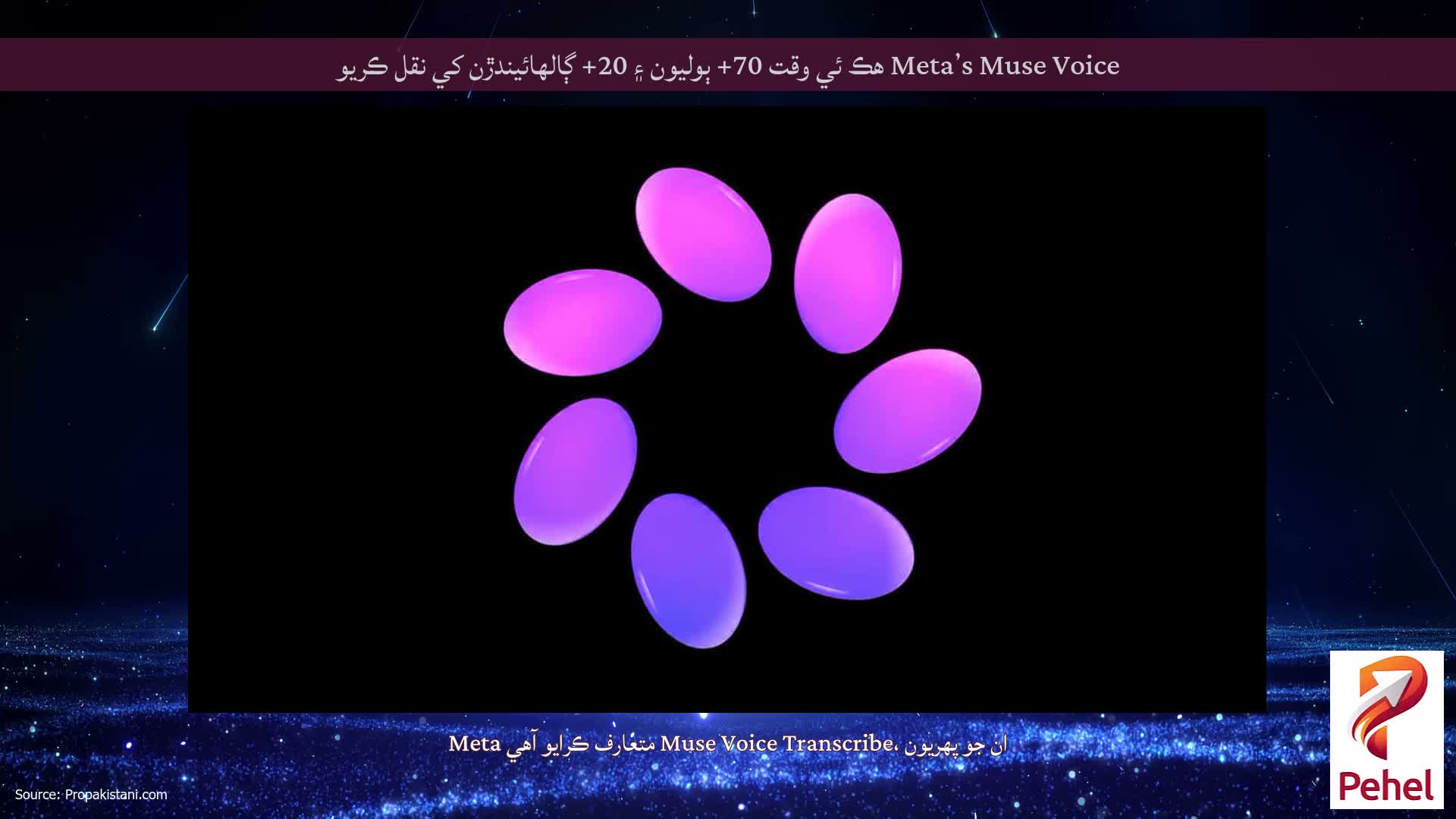 Meta’s Muse Voice هڪ ئي وقت 70+ ٻوليون ۽ 20+ ڳالهائيندڙن کي نقل ڪريو