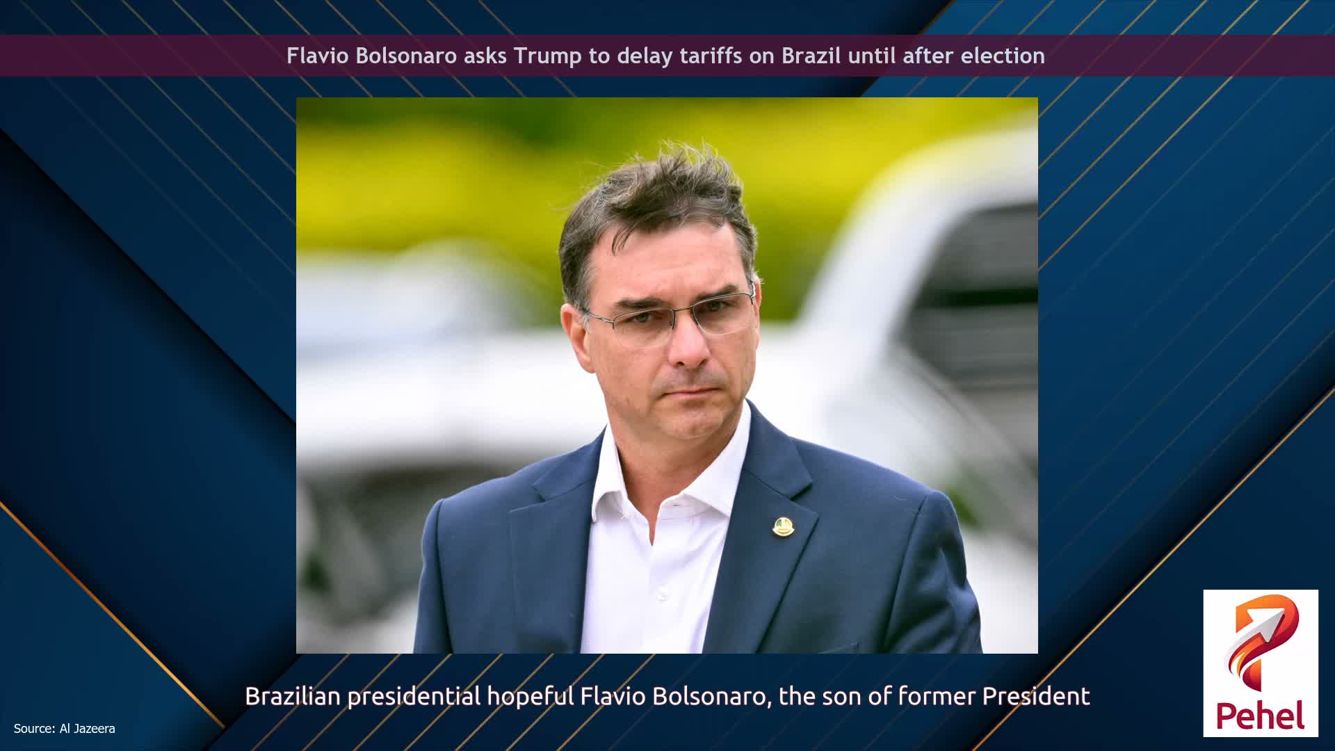 Flavio Bolsonaro asks Trump to delay tariffs on Brazil until after election