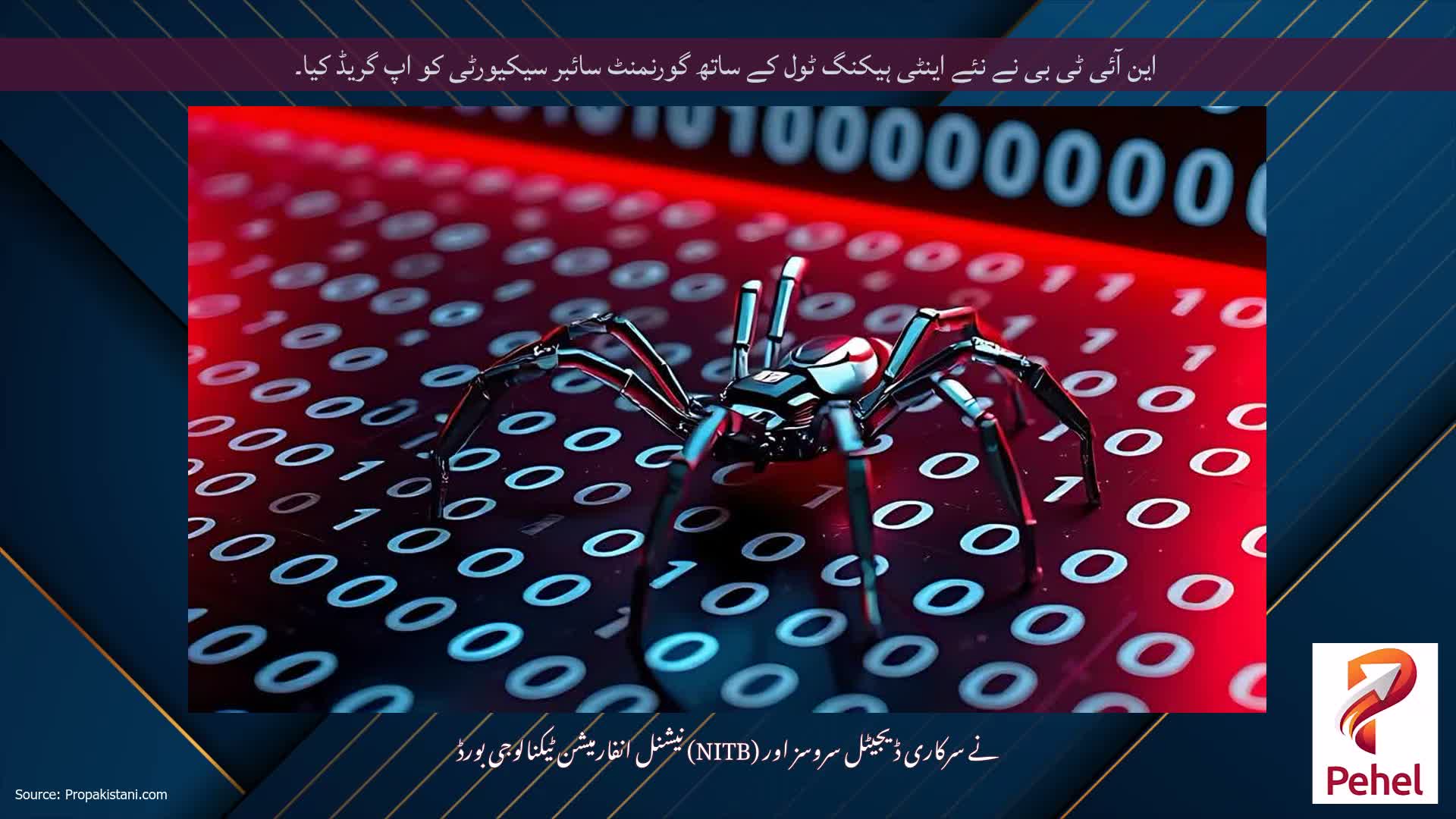 این آئی ٹی بی نے نئے اینٹی ہیکنگ ٹول کے ساتھ گورنمنٹ سائبر سیکیورٹی کو اپ گریڈ کیا۔