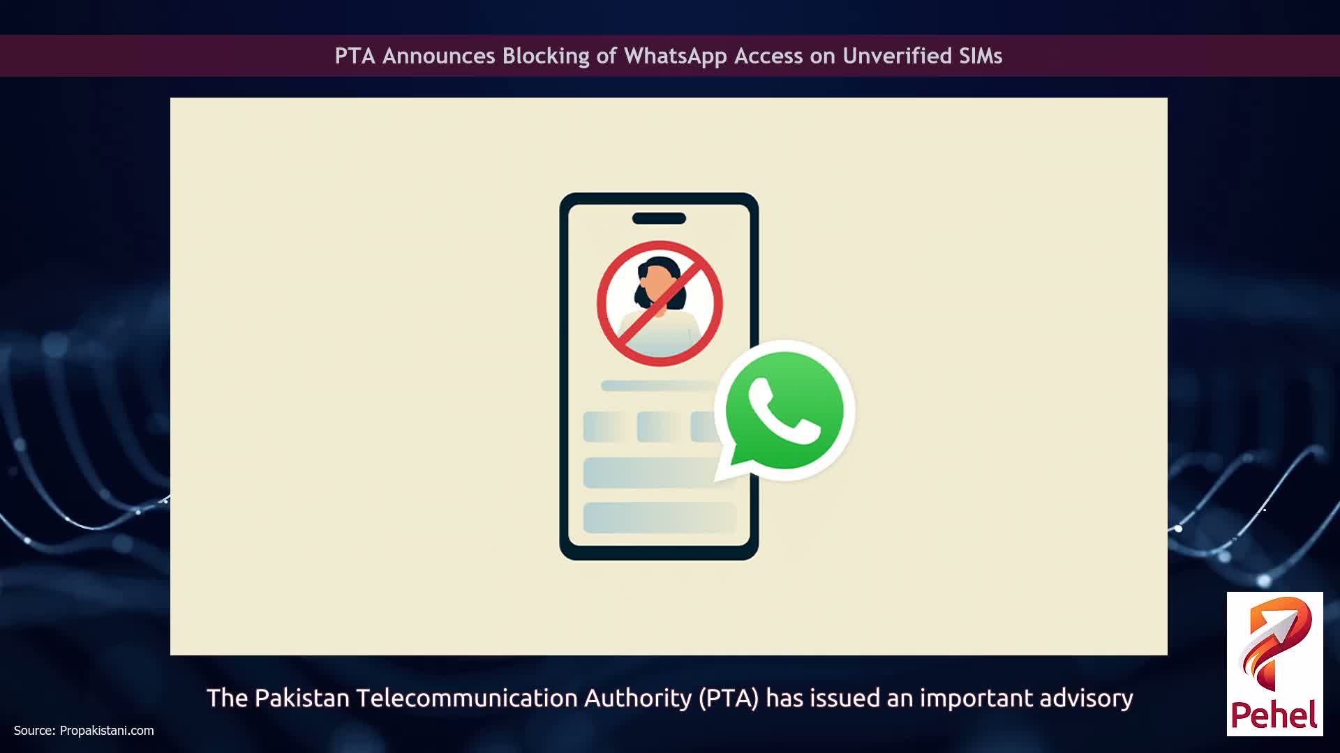 PTA Announces Blocking of WhatsApp Access on Unverified SIMs