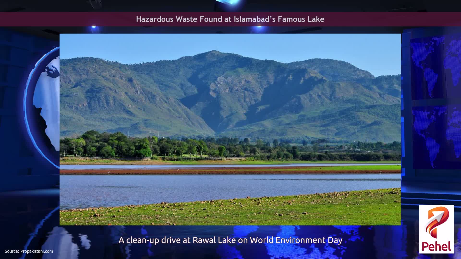 Hazardous Waste Found at Islamabad’s Famous Lake