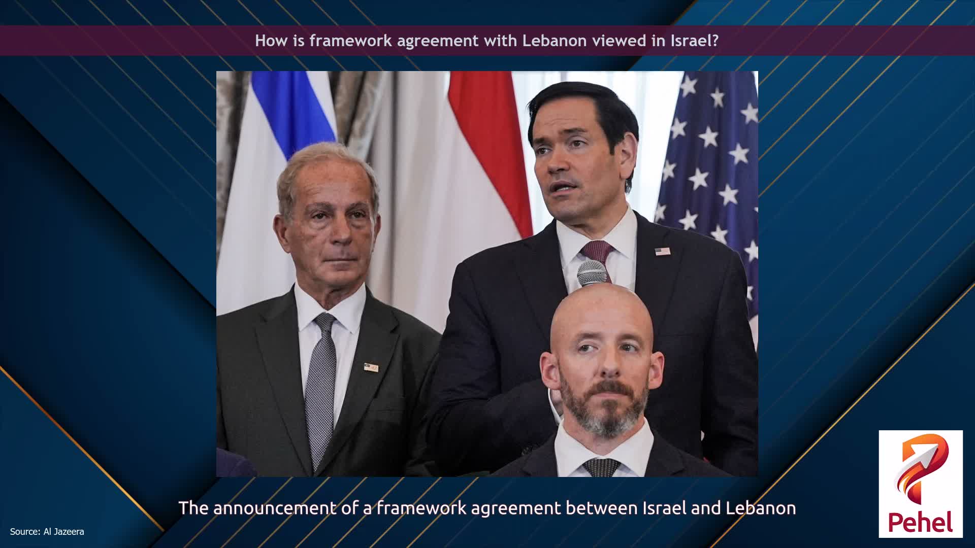 How is framework agreement with Lebanon viewed in Israel?